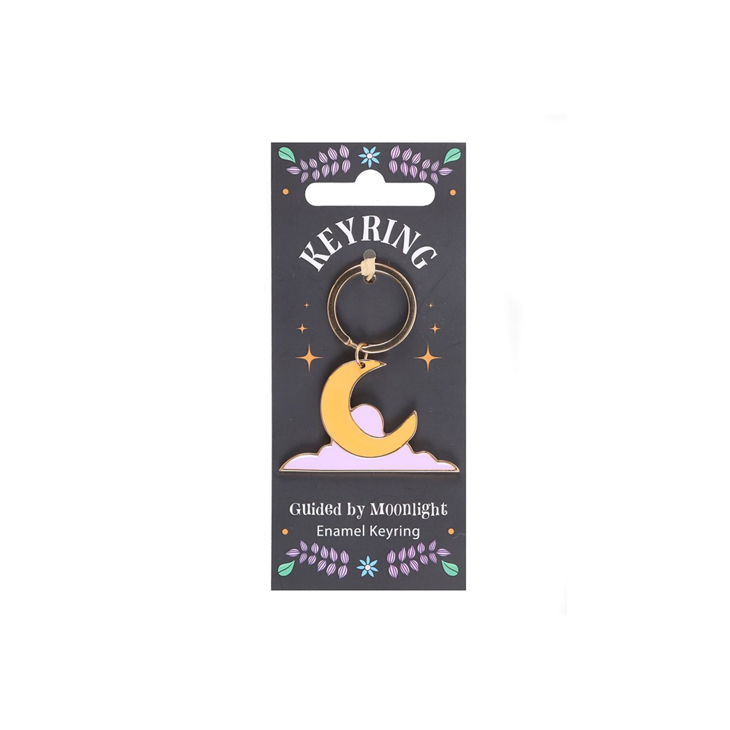 Guided by Moonlight Enamel Keyring - Image 2