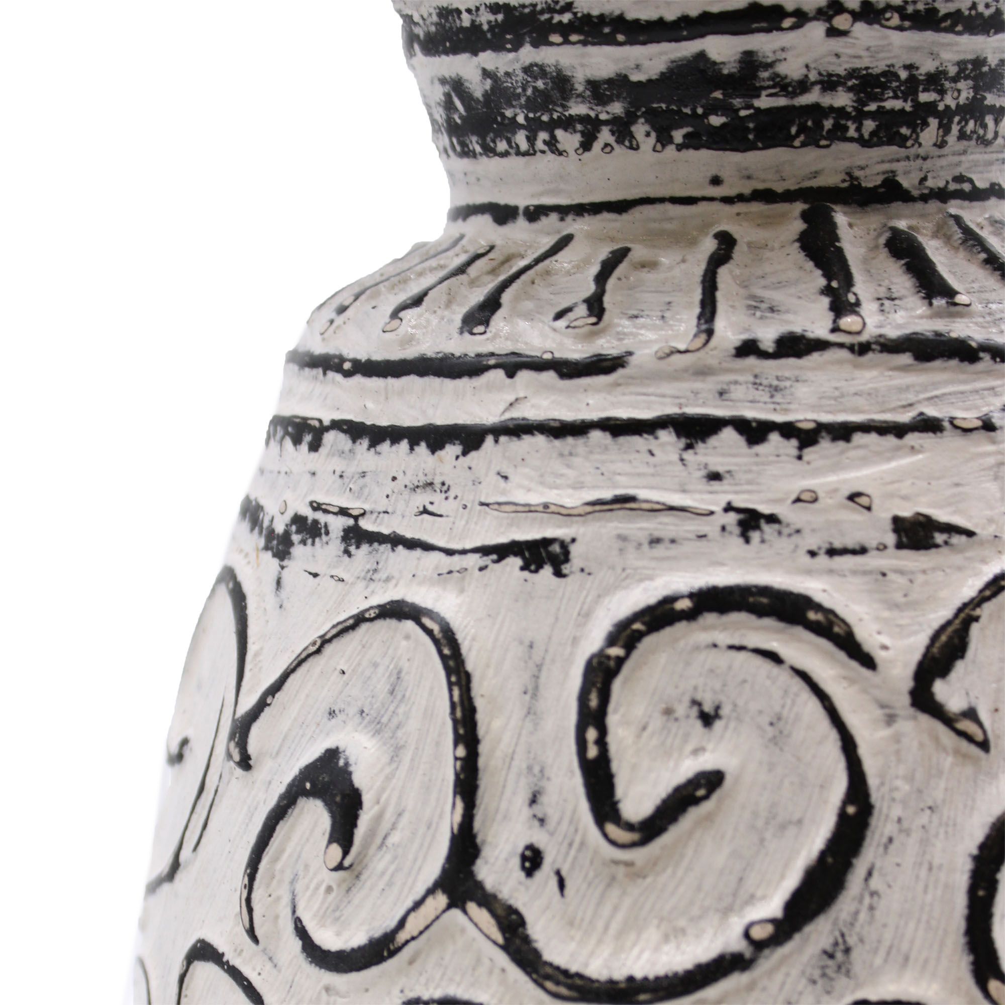 Swirls Shaped Vase - Cream - Image 6