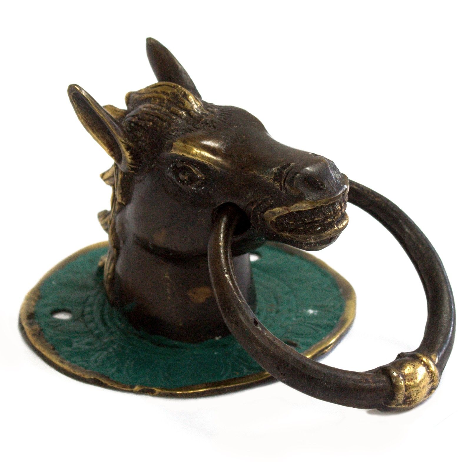 Brass Door Knocker - Horses Head - Image 4