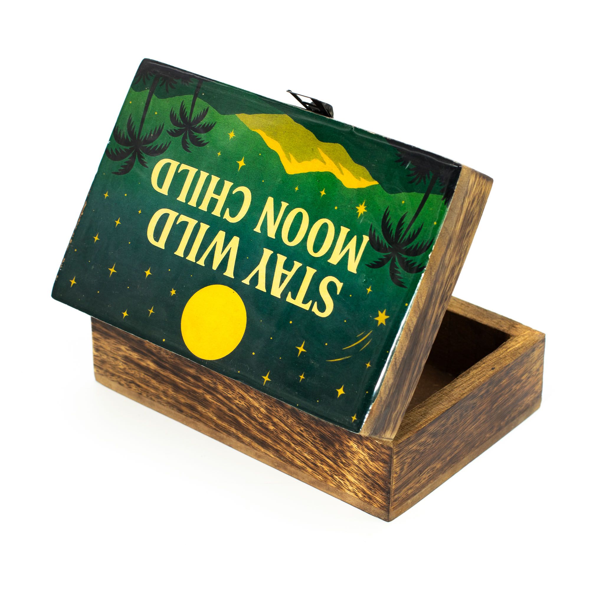 Medium Enamelled Box - Stay Wild Moon Child - Image 3