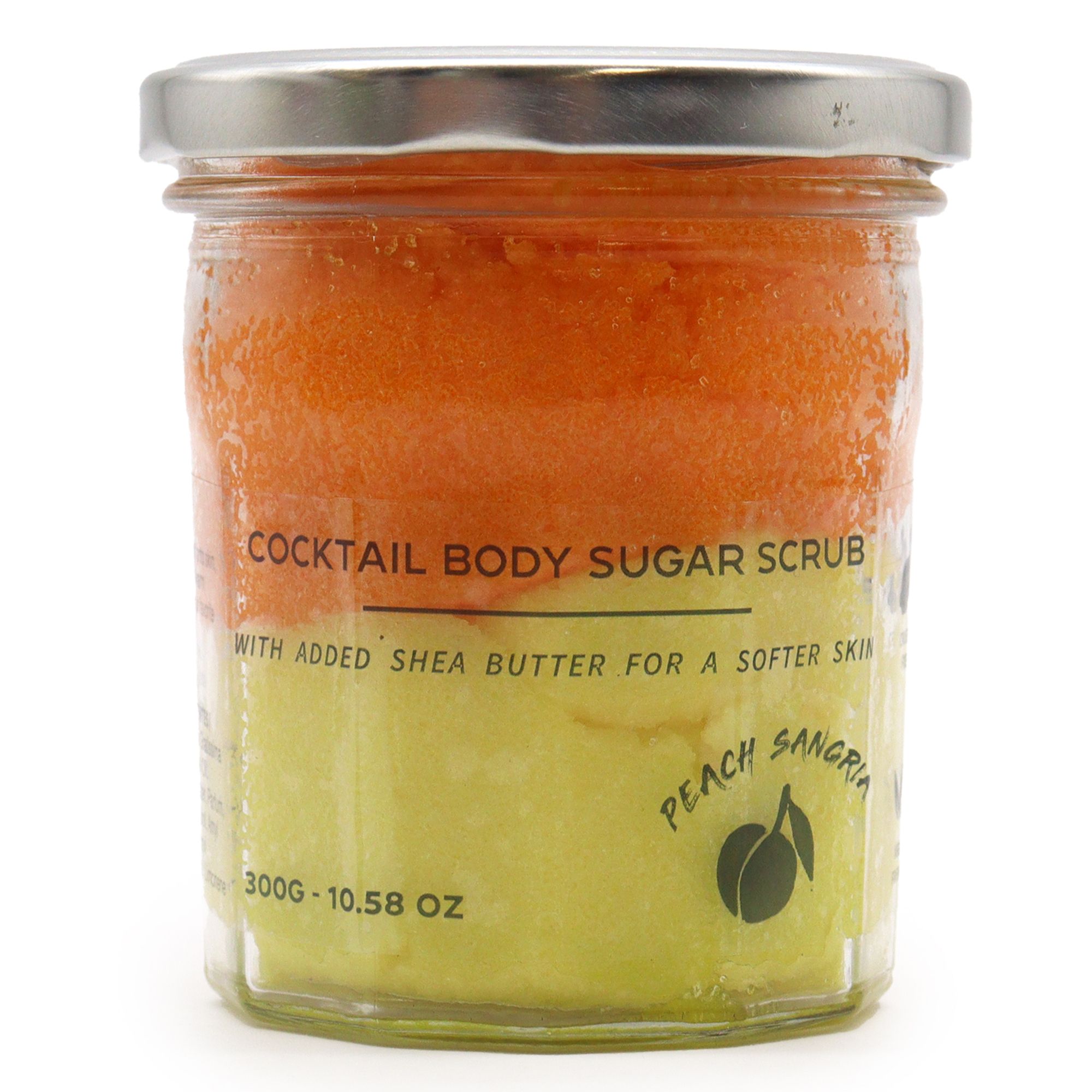 Fragranced Sugar Body Scrub - Peach Sangria 300g - Image 4