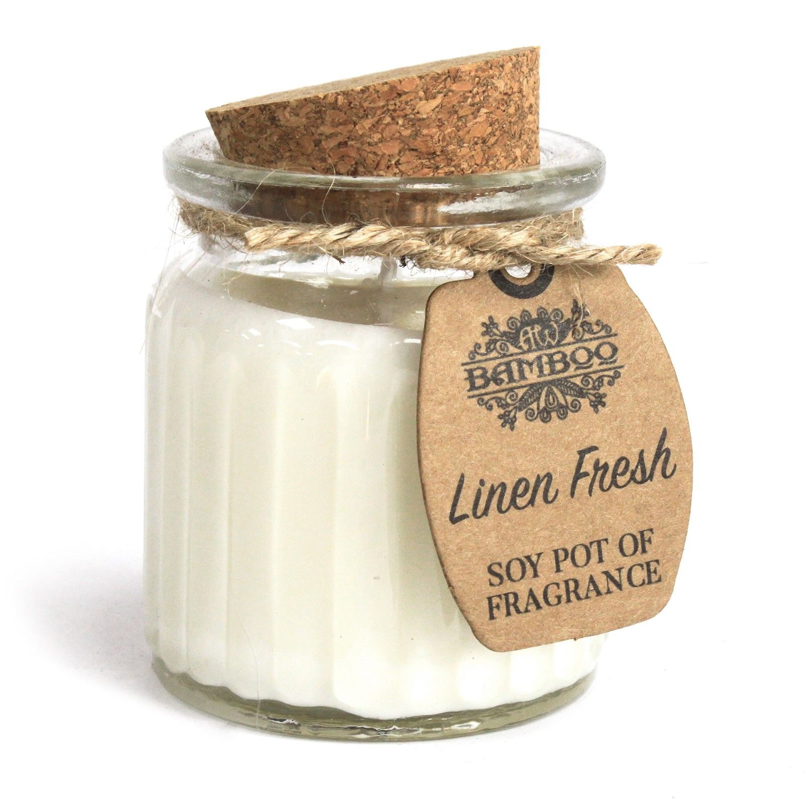 Linen Fresh Soy Pot of Fragrance Candles - Image 3