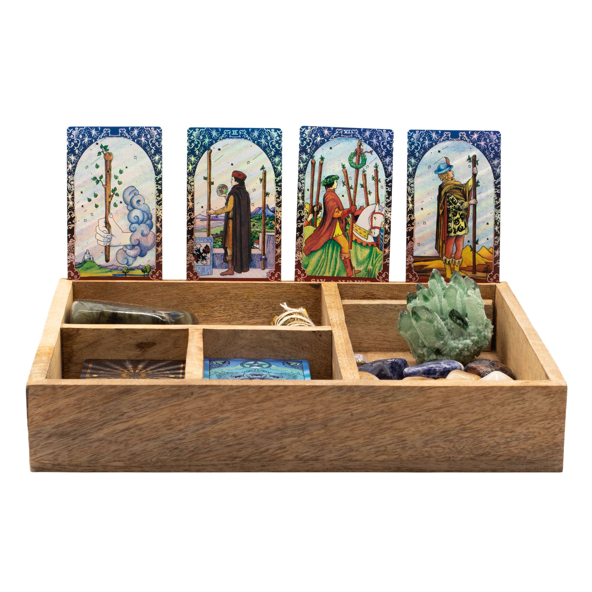 Four Section Tarot Box with Card Holder - Image 3