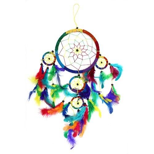 Bali Dreamcatchers - Large Round - Rainbow - Image 3