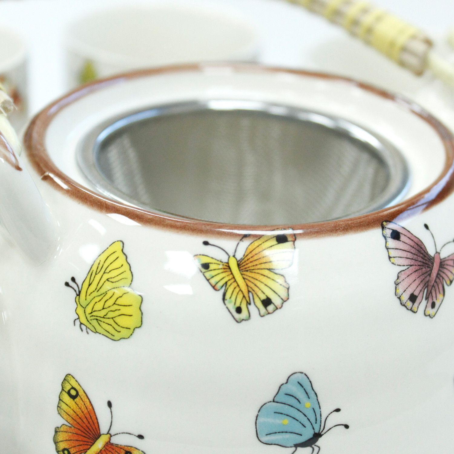 Herbal Teapot Set - Butterflies - Image 8