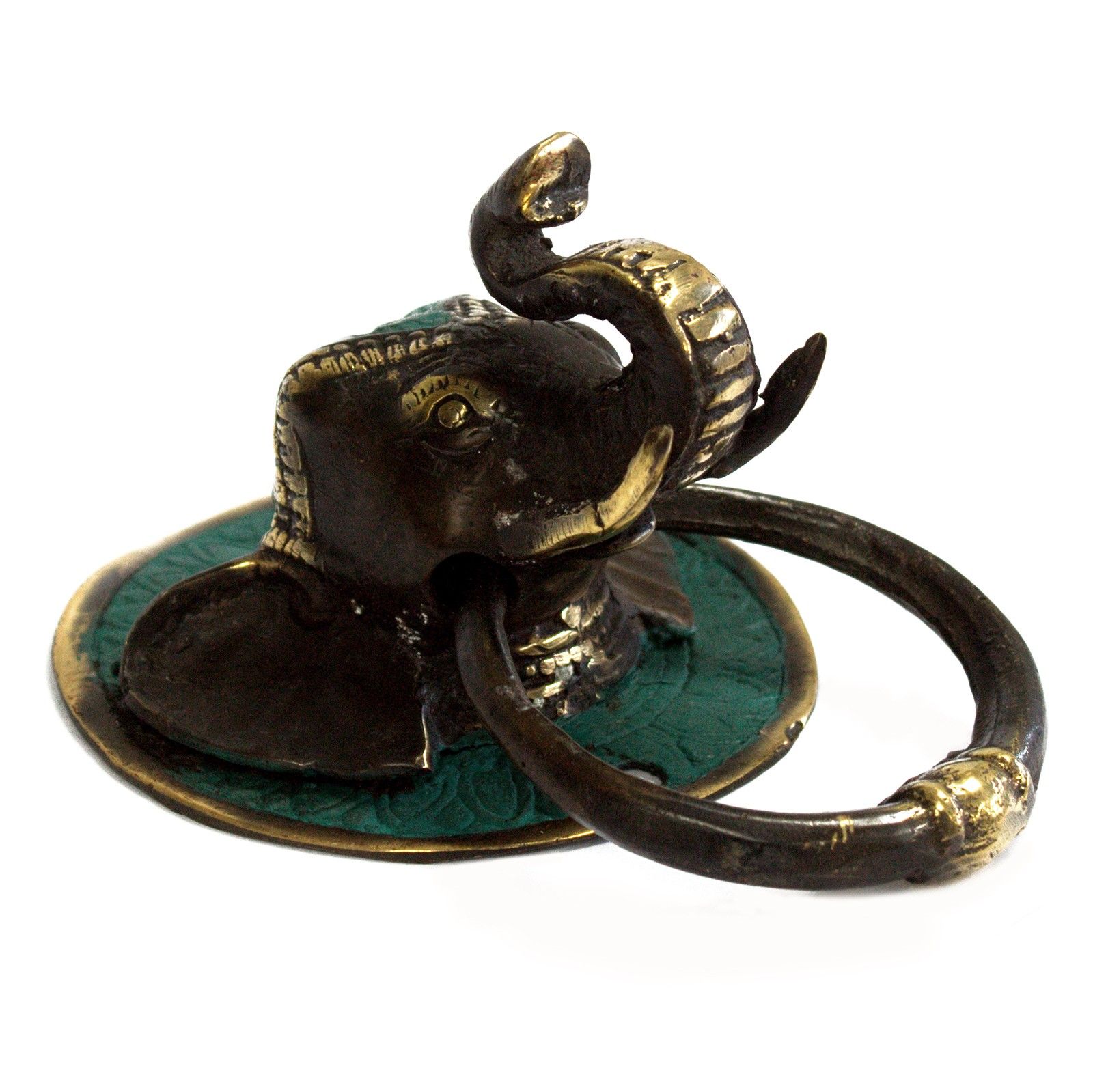 Brass Door Knocker - Elephants Head - Image 4