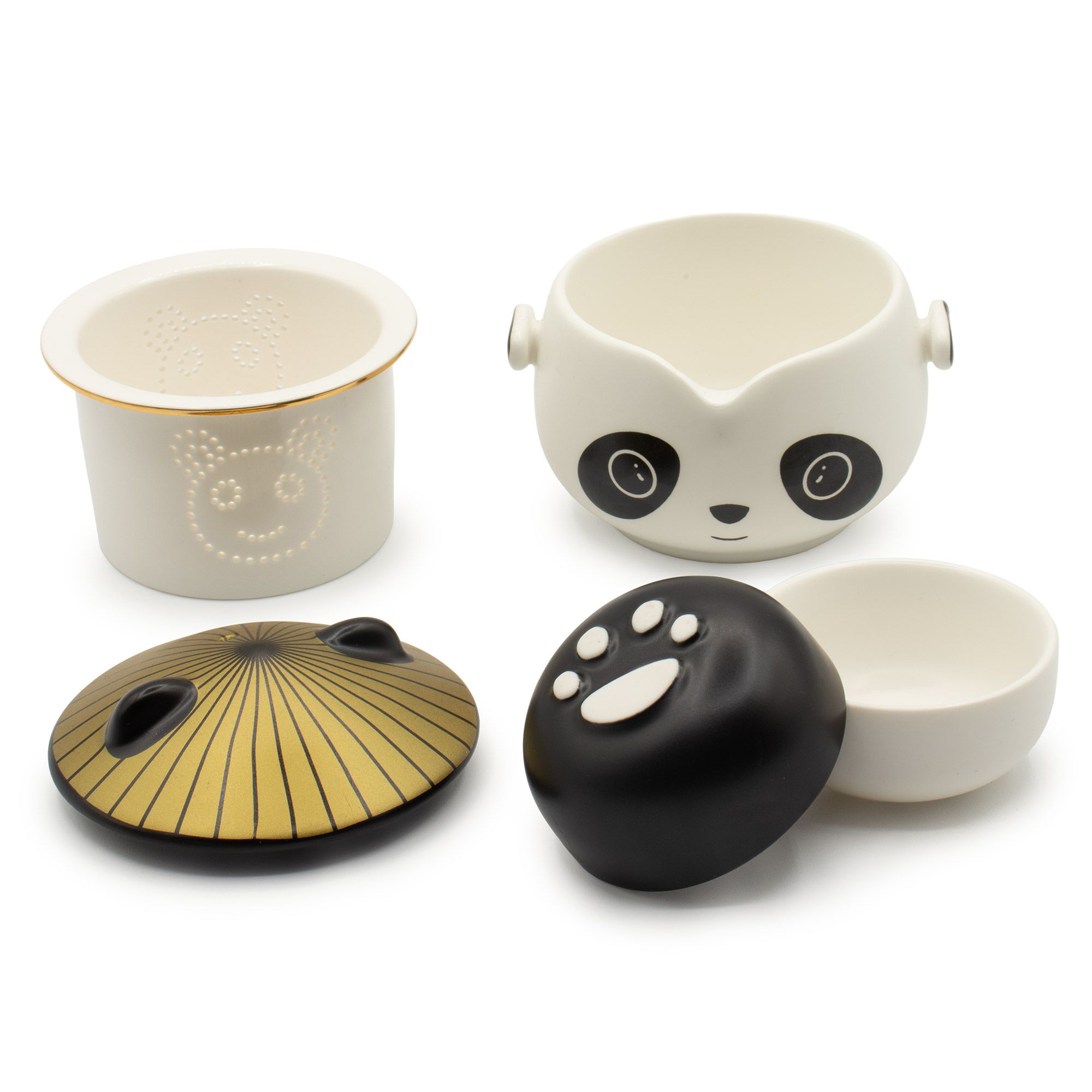 Kung Fu Panda Teapot Set - Two Cups - Travel Pack - Image 3
