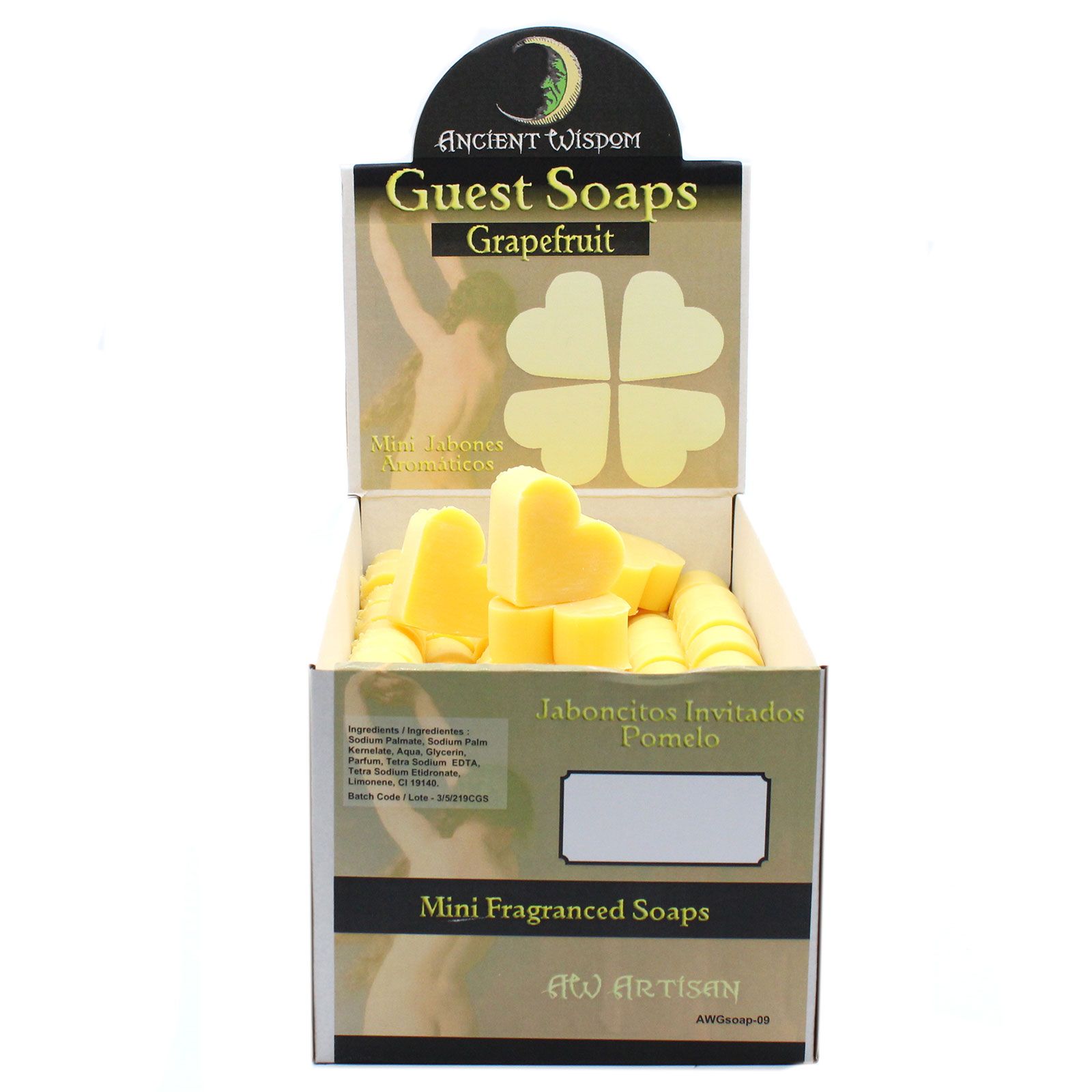 Heart Guest Soap - Grapefruit - Image 2