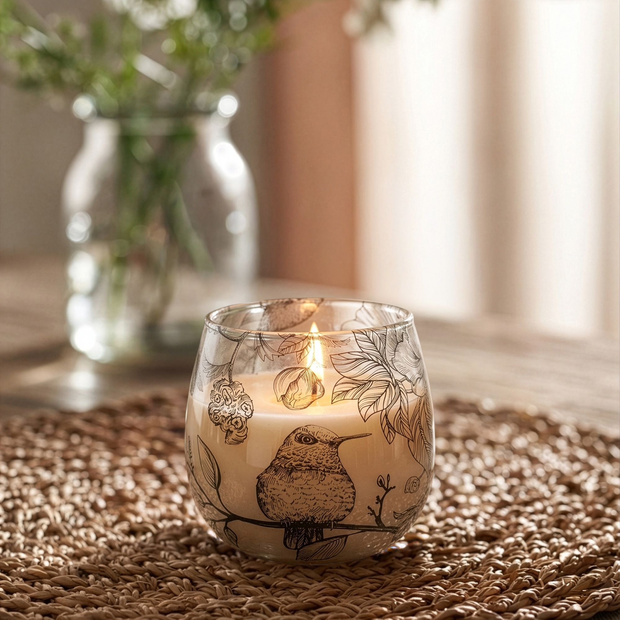 Small Glass Jar Candles - Drawn by Flame - Image 2