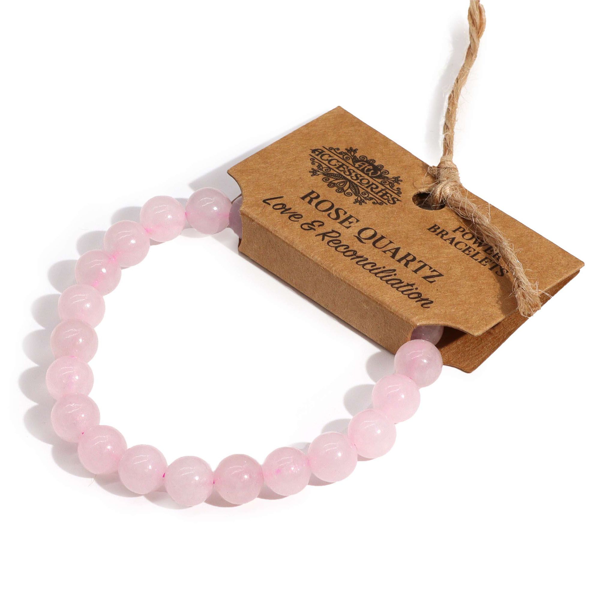 Power Bracelet - Rose Quartz - Image 3