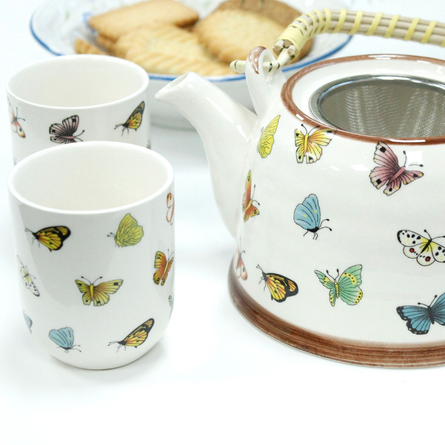 Herbal Teapot Set - Butterflies - Image 6