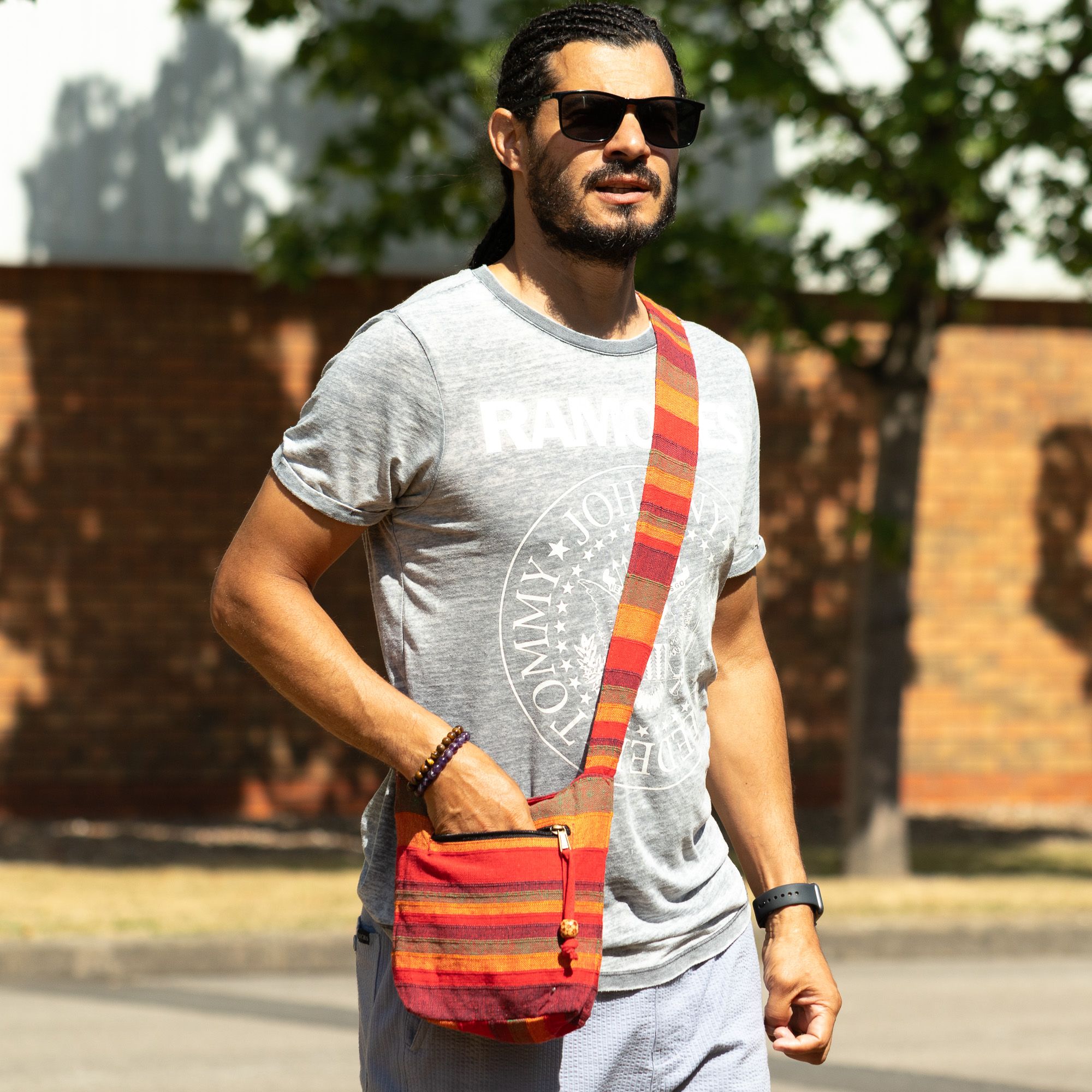 Nepal Sling Bag - Sunrise Orange - Image 2