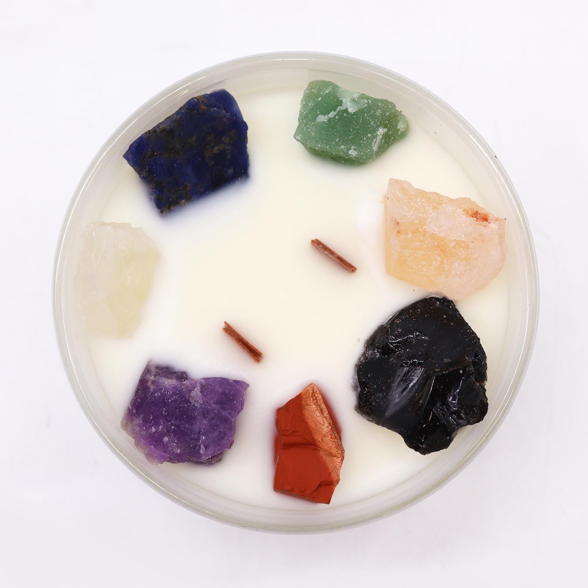 Large Chakra Crystal Candles - Seven Charkra - Image 5
