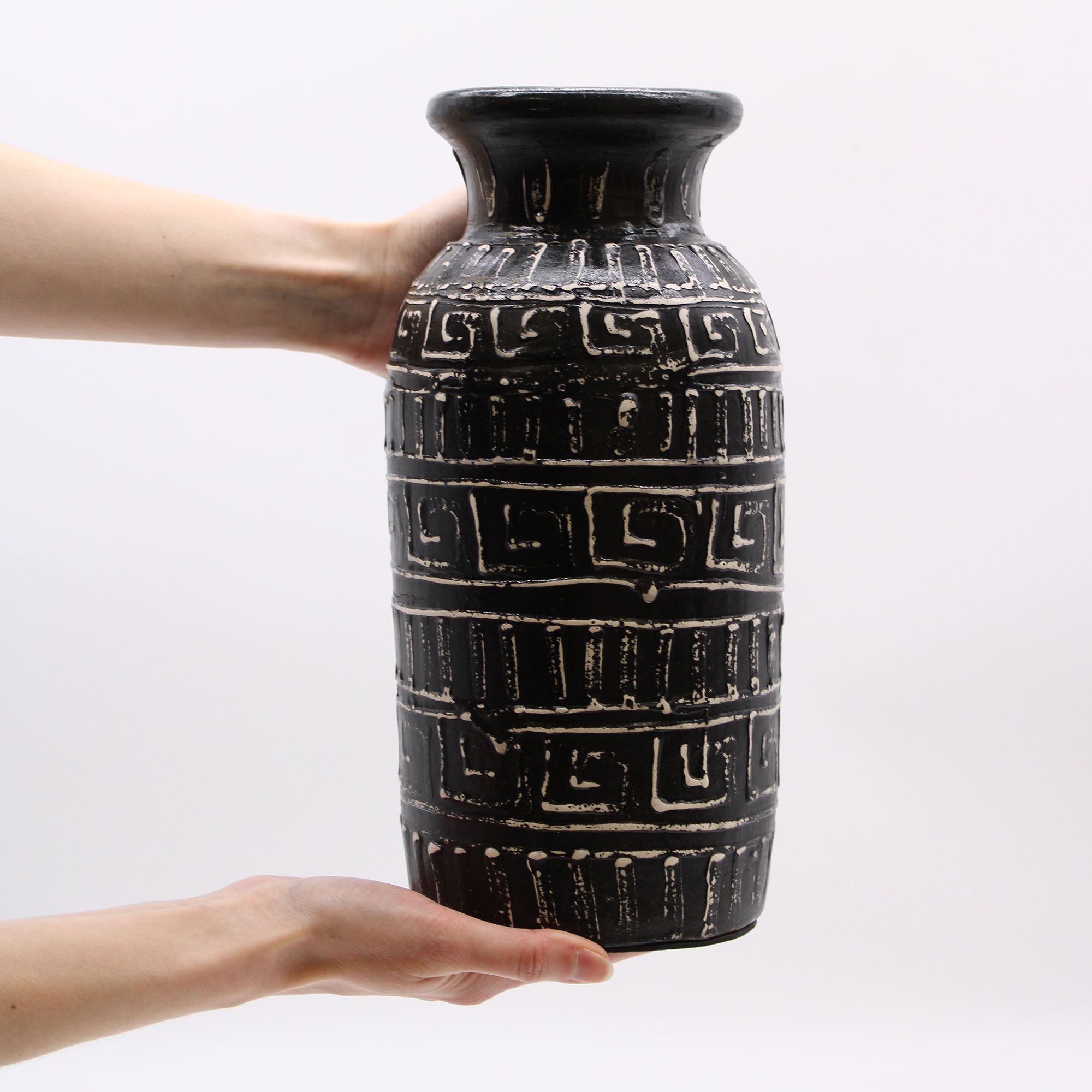 Greek Straight Vase - Chocolate - Image 3