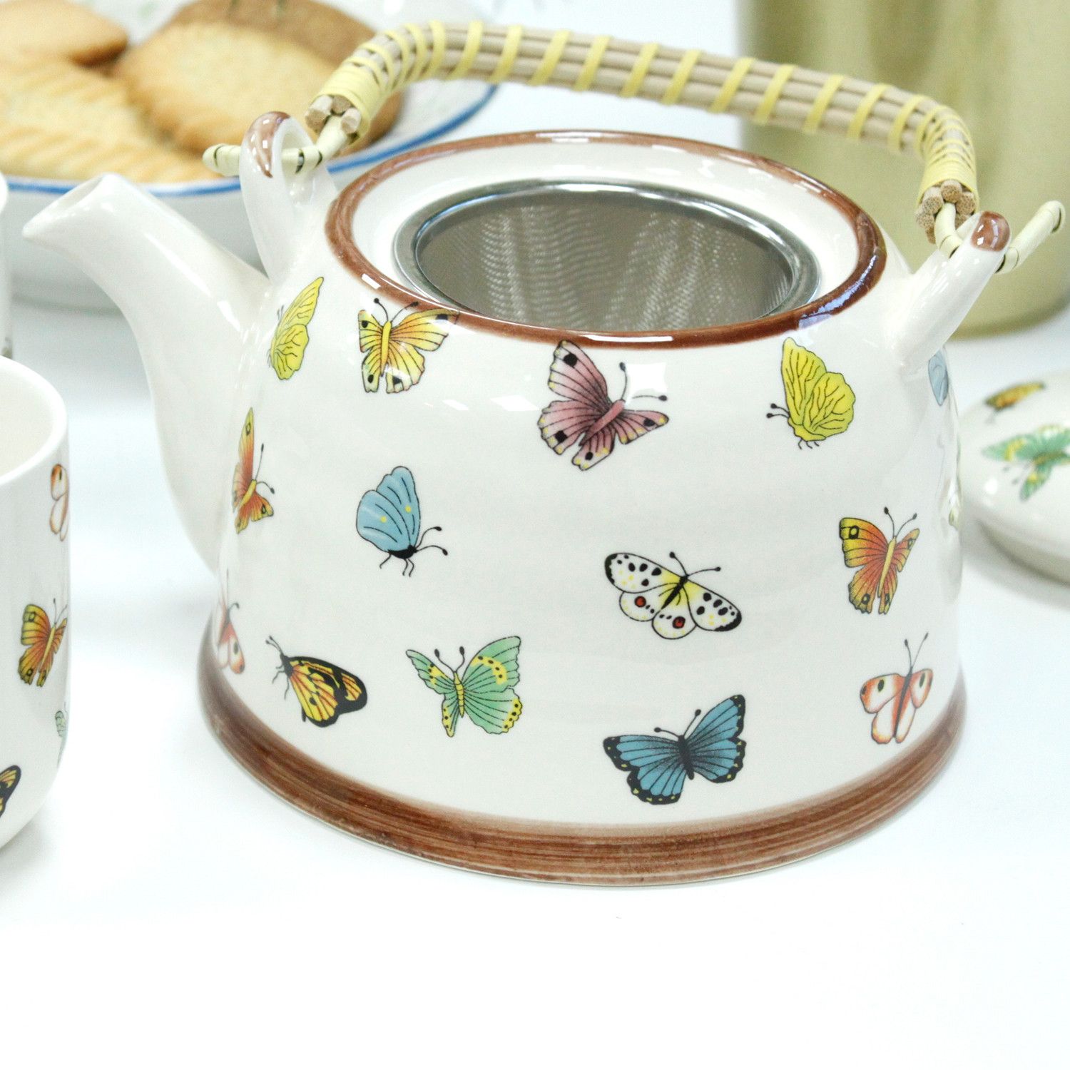 Herbal Teapot Set - Butterflies - Image 5