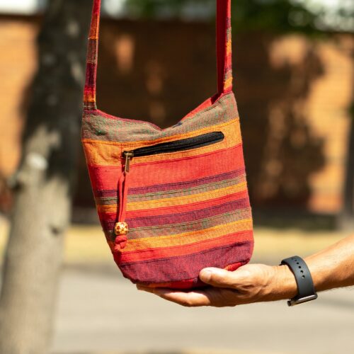 Nepal Sling Bag - Sunrise Orange