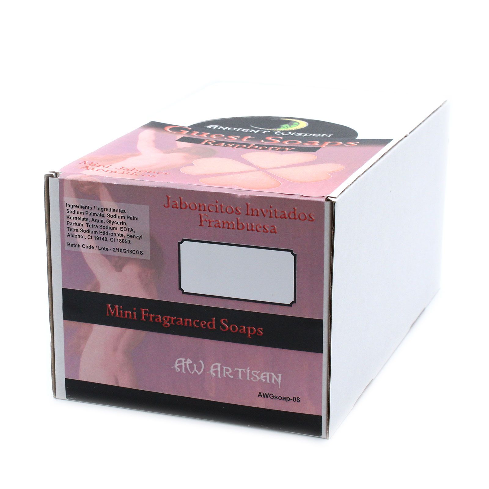 Heart Guest Soap - Raspberry - Image 3