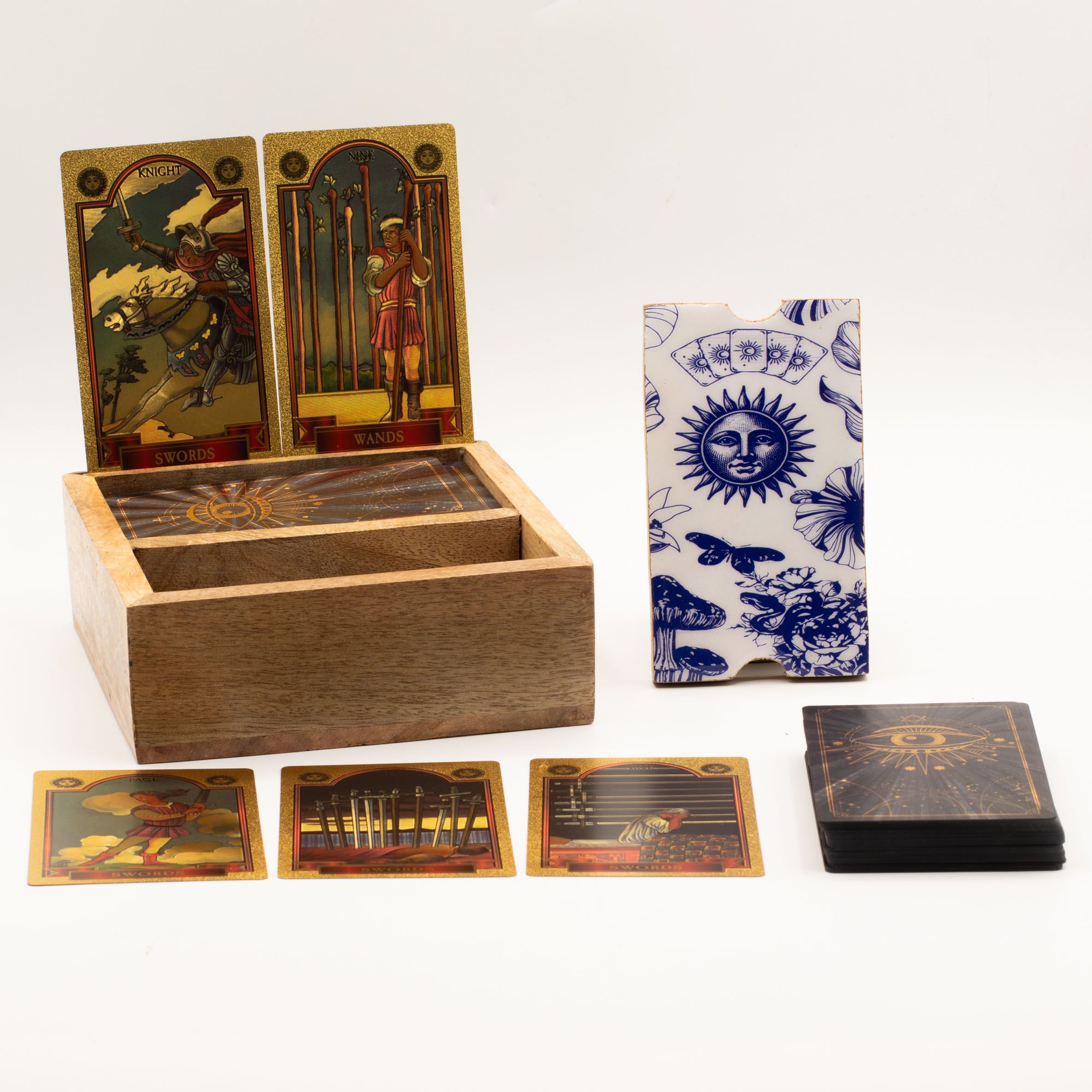 Two Section Tarot Box with Card Holder - Image 2