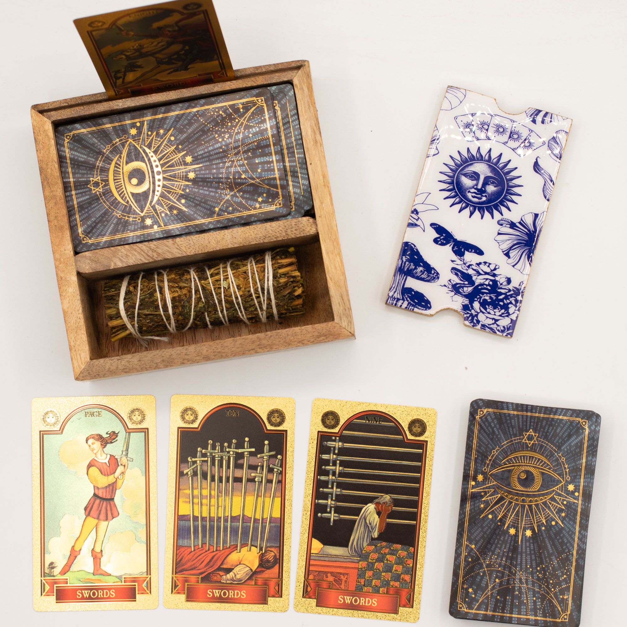 Two Section Tarot Box with Card Holder - Image 3