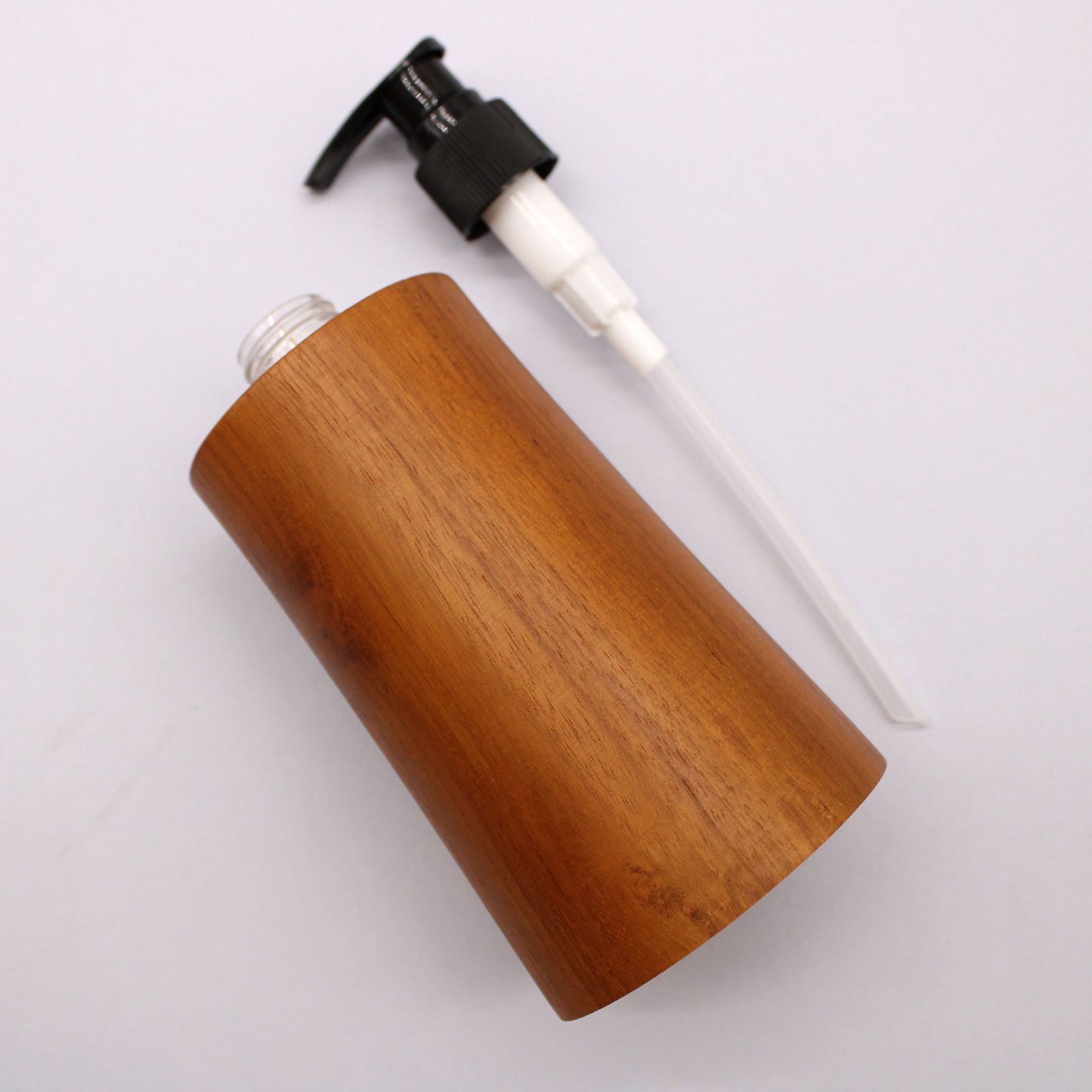 Natural Teakwood Soap Dispenser - Taper - Image 4