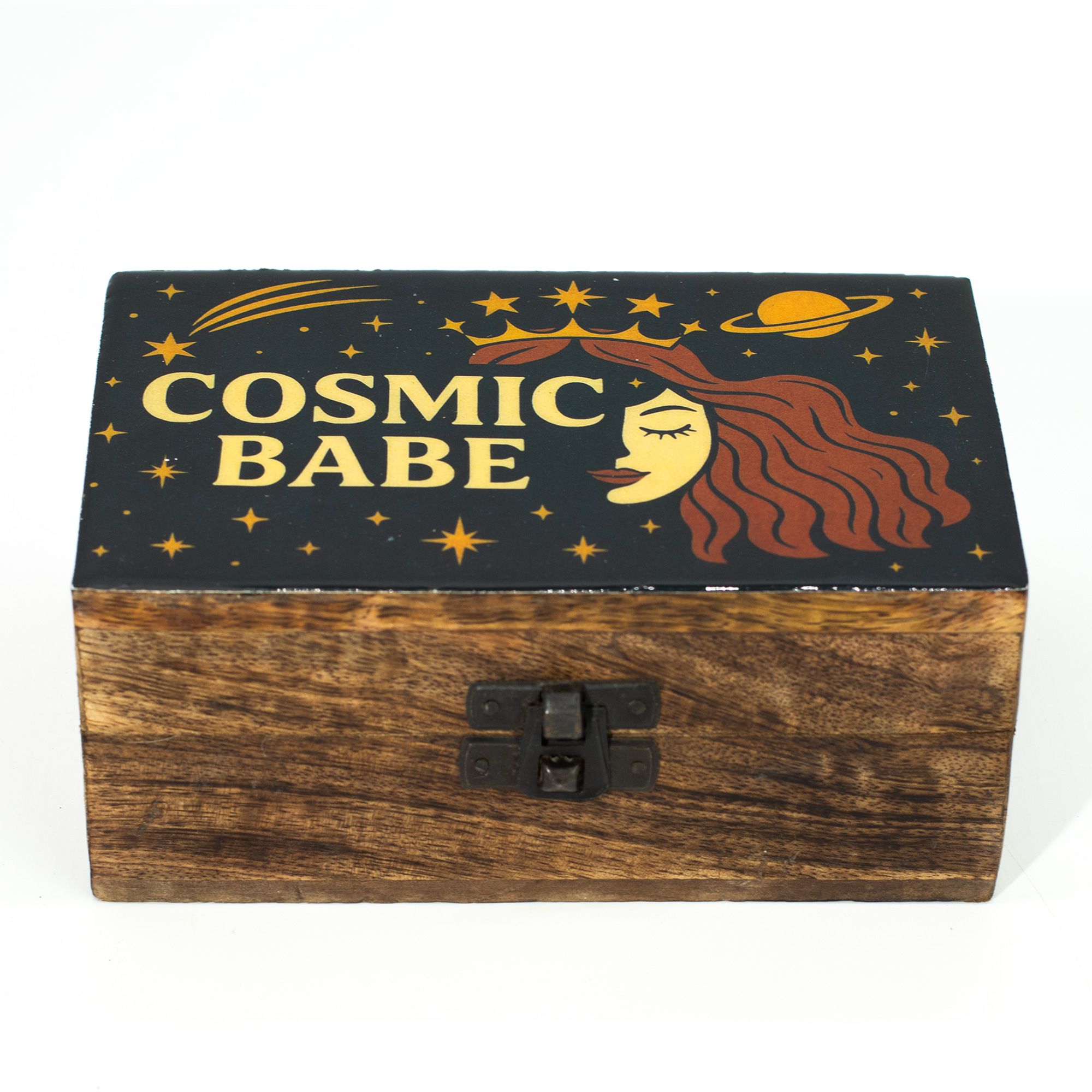 Medium Enamelled Box - Cosmic Babe - Image 5