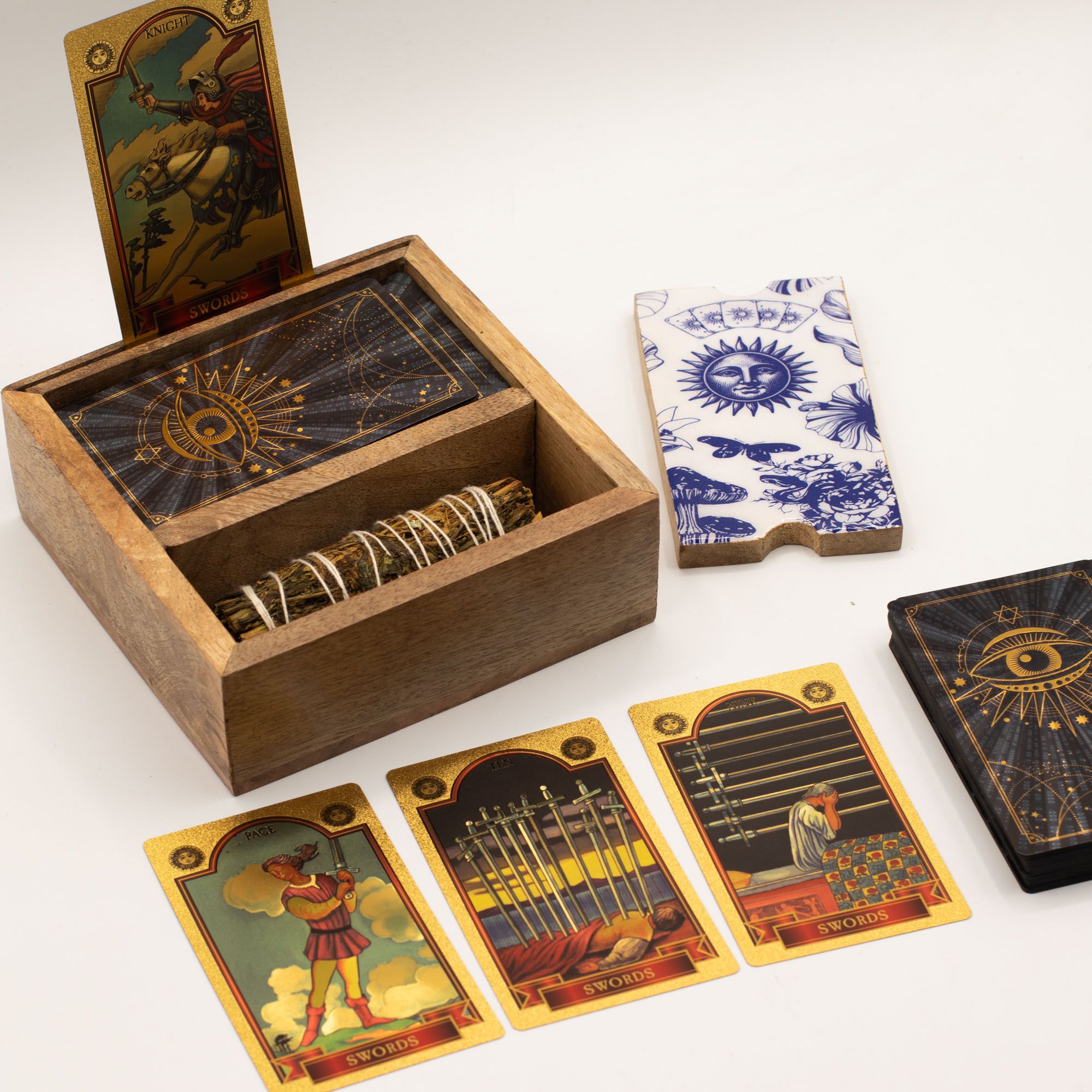 Two Section Tarot Box with Card Holder - Image 4