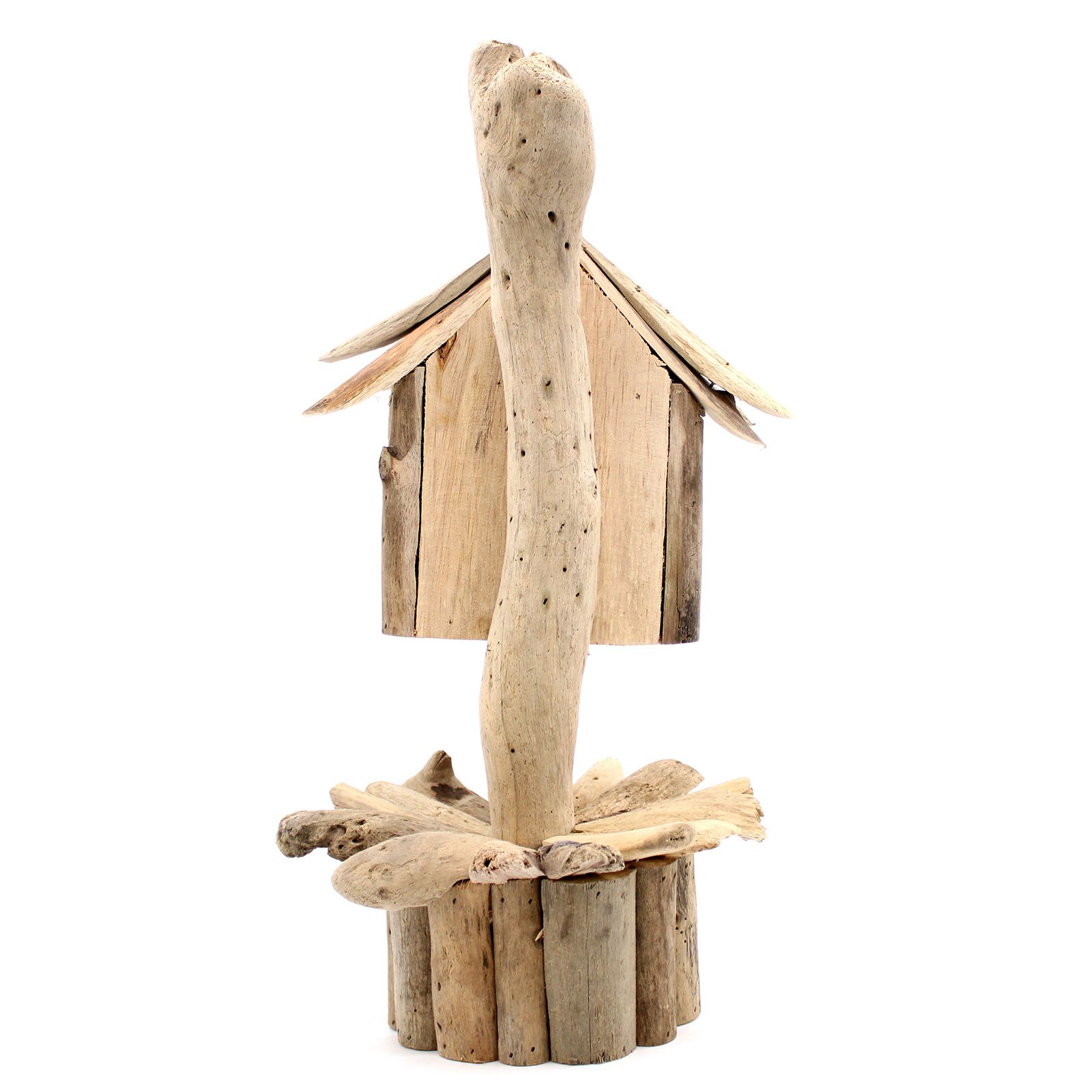 Driftwood Birdbox - On Stand - Image 3