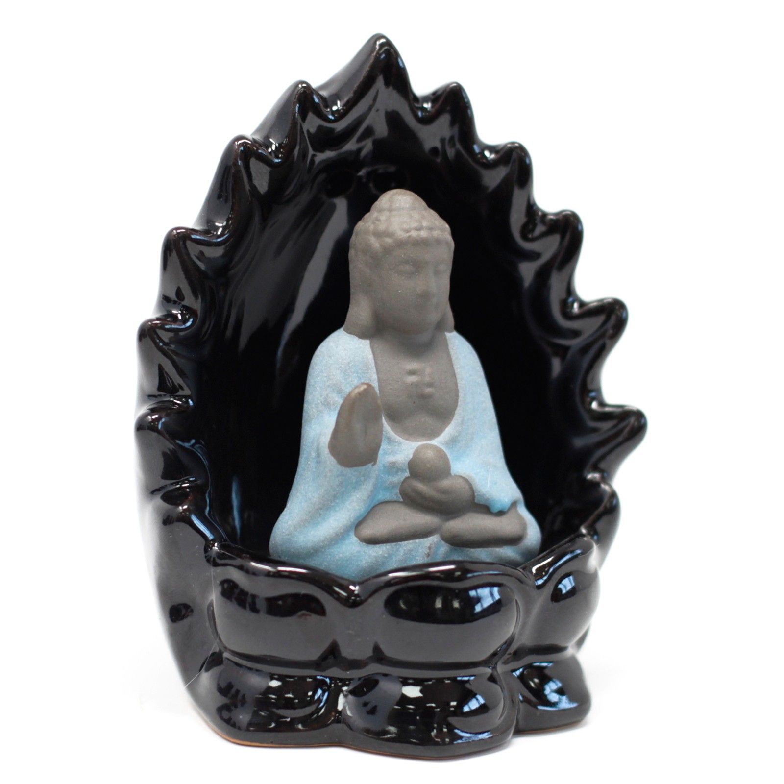 Back Flow Incense Burner - Buddha & Lights - Image 2