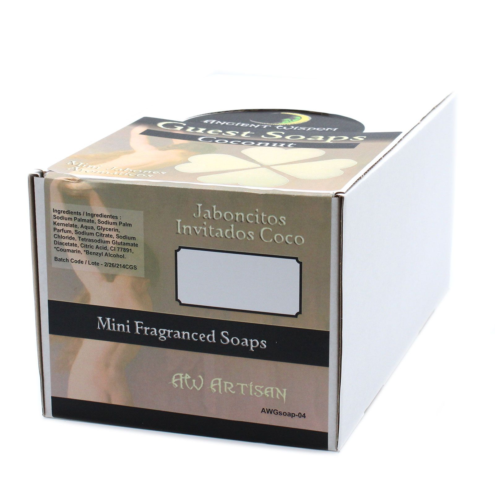 Heart Guest Soap - Coconut - Image 2