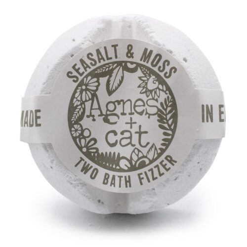 Agnes + Cat Bath Fizzer - Seasalt and Moss