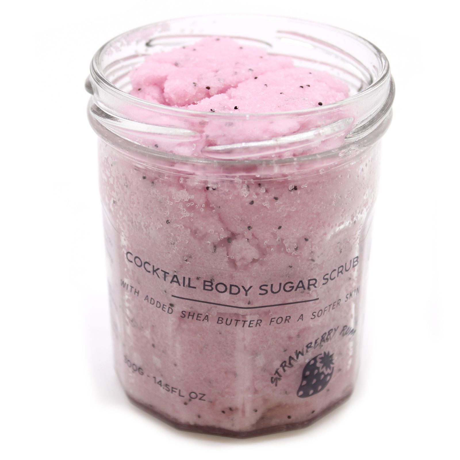 Fragranced Sugar Body Scrub - Strawberry Rum 300g - Image 6