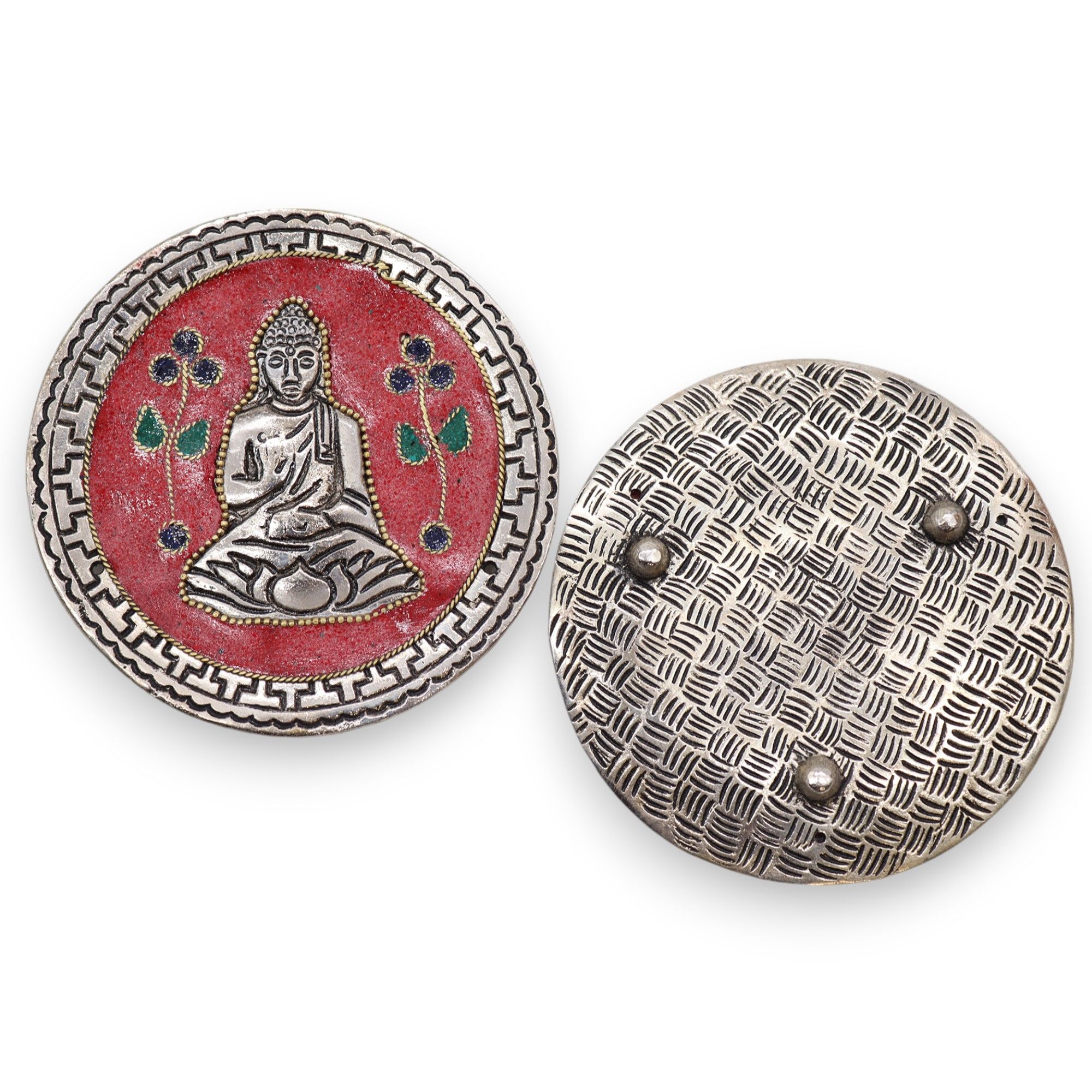 Buddha Red Decor Incense Holder - Image 3