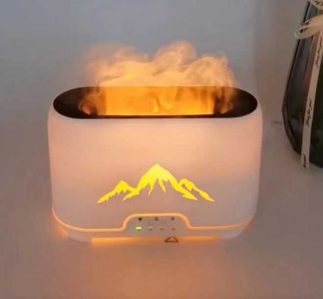 Himalayas Aroma Diffuser - USB-C - Remote control - Flame Effect - Image 4