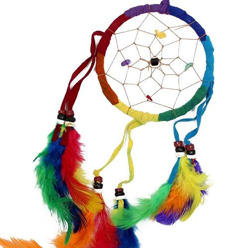 Bali Dreamcatchers - Medium Round - Rainbow - Image 4