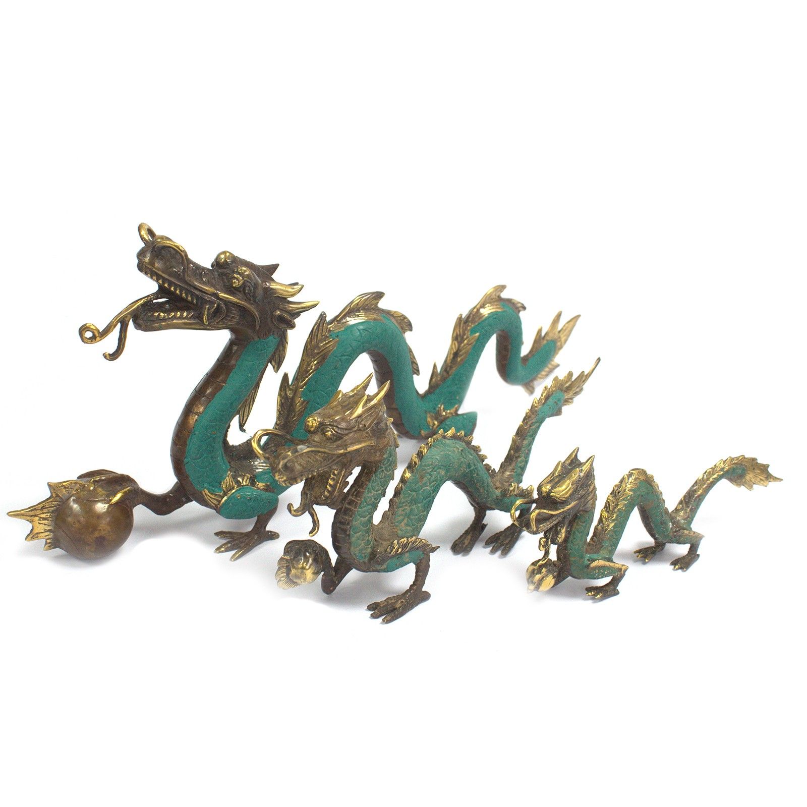 Fengshui - Small Dragon with Ball - 20cm - Image 3