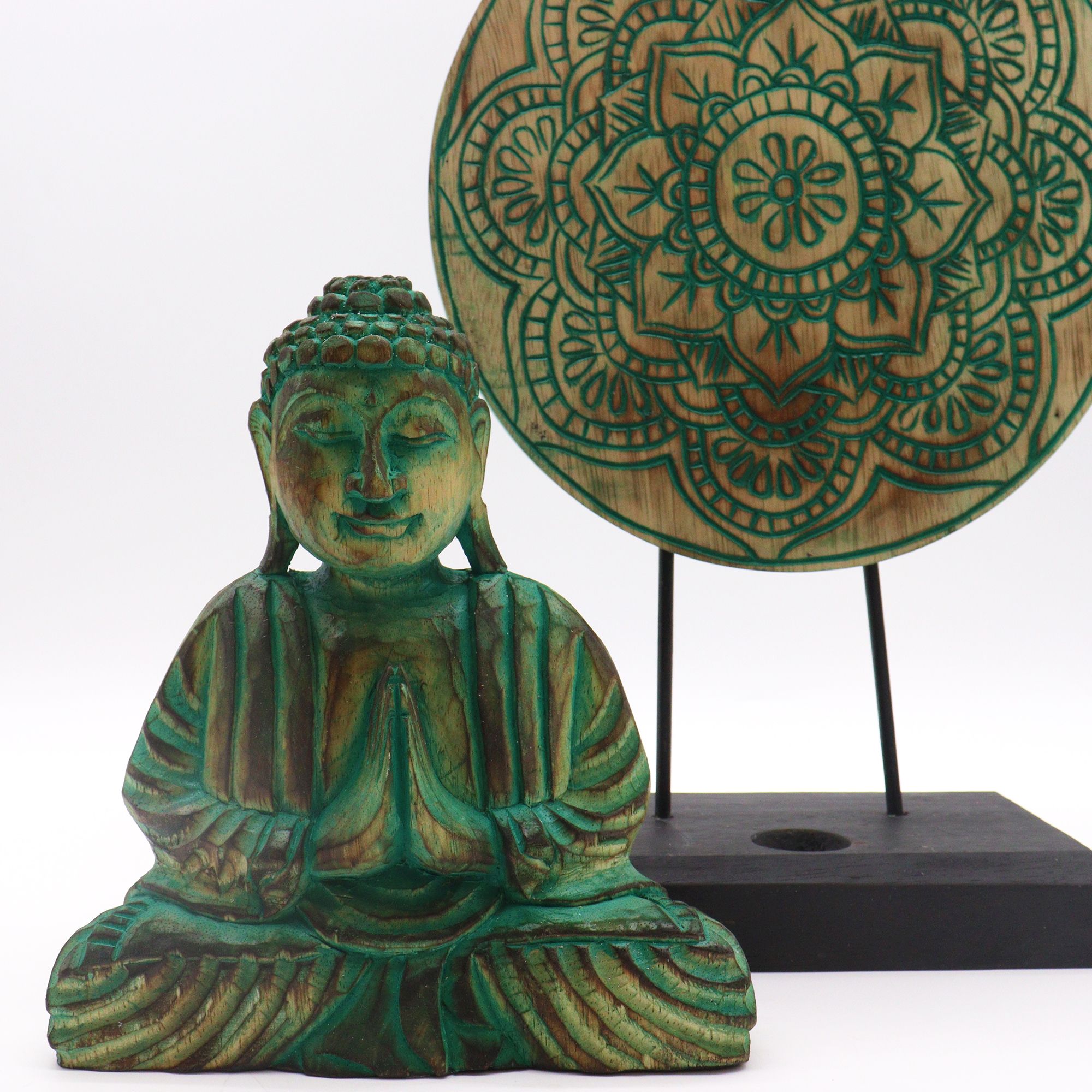 Buddha Feng Shui Set - Buddha Knot - Green - Image 5