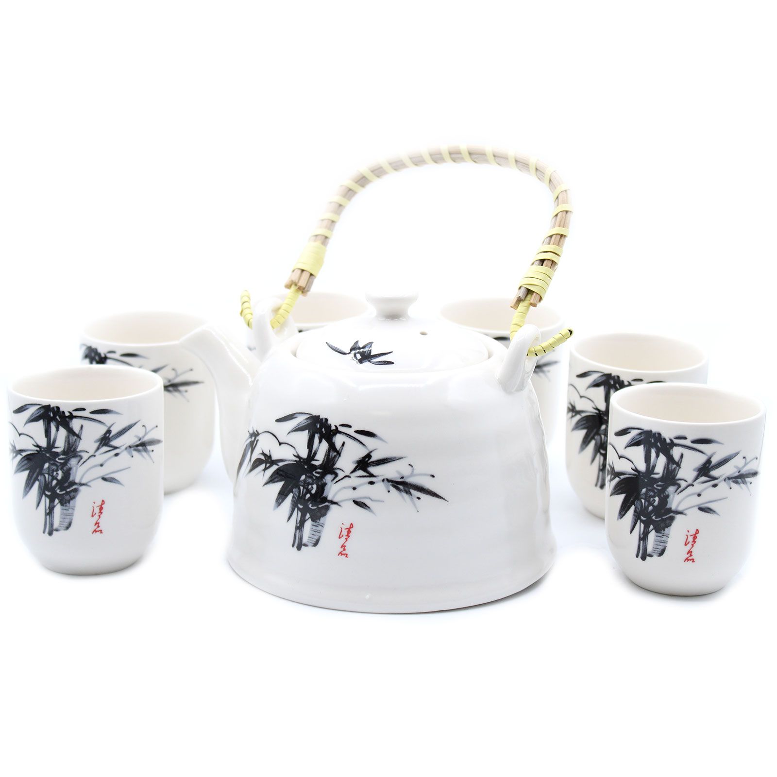 Herbal Teapot Set - White Stone Oriental - Image 4