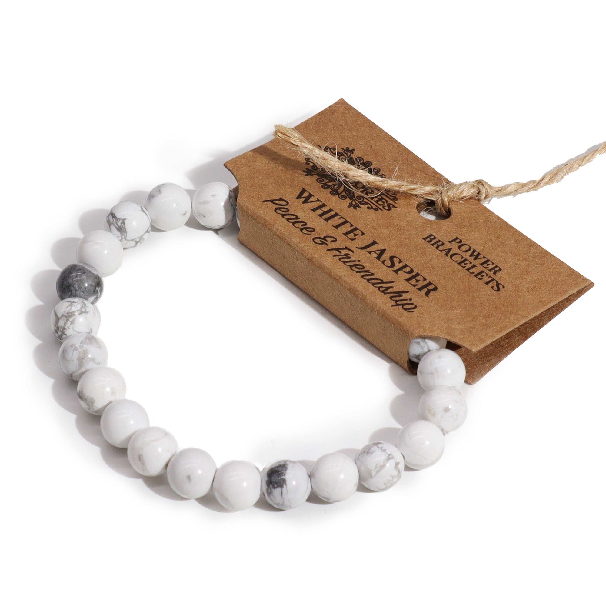 Power Bracelet - White Jasper - Image 6