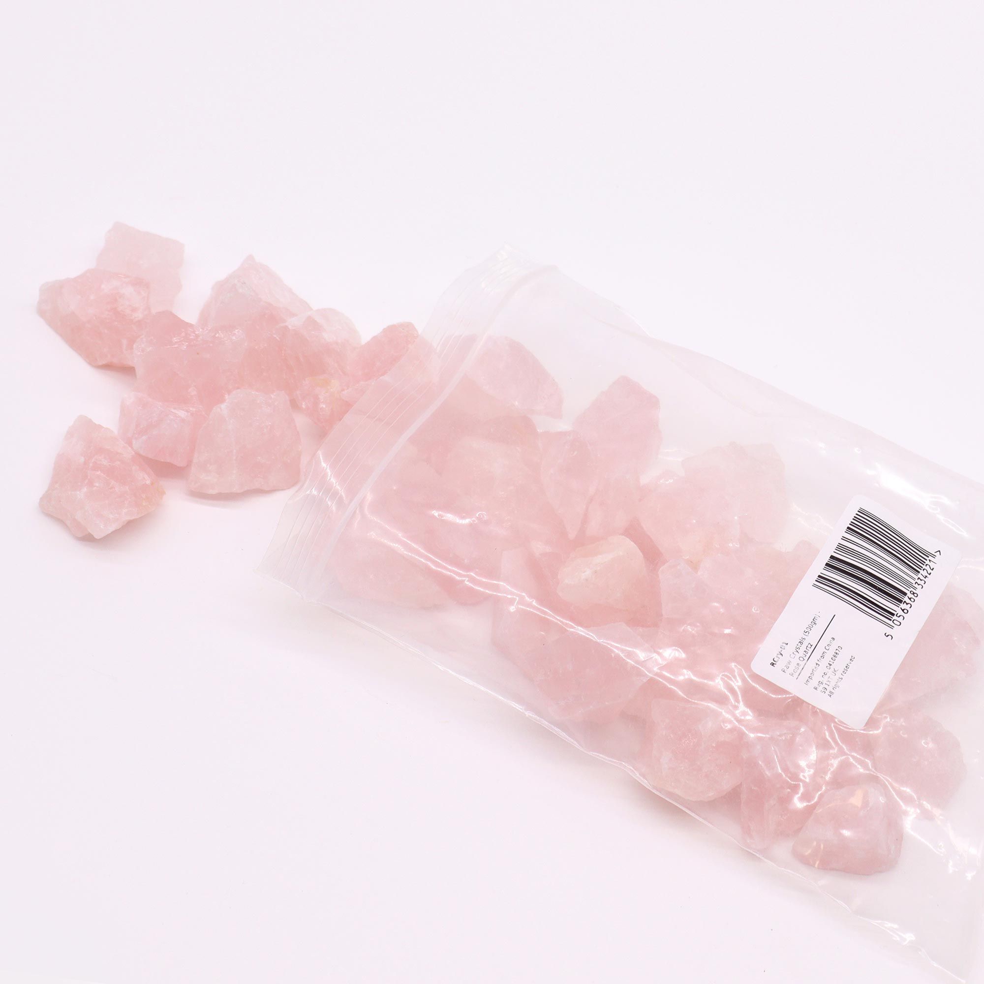 Raw Crystals (500gm) - Rose Quartz - Image 4