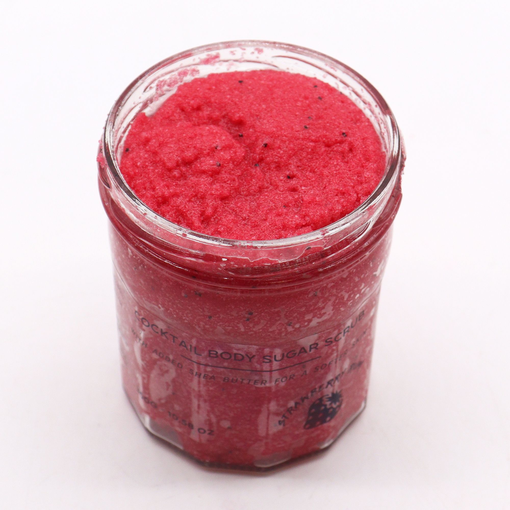 Fragranced Sugar Body Scrub - Strawberry Rum 300g - Image 9