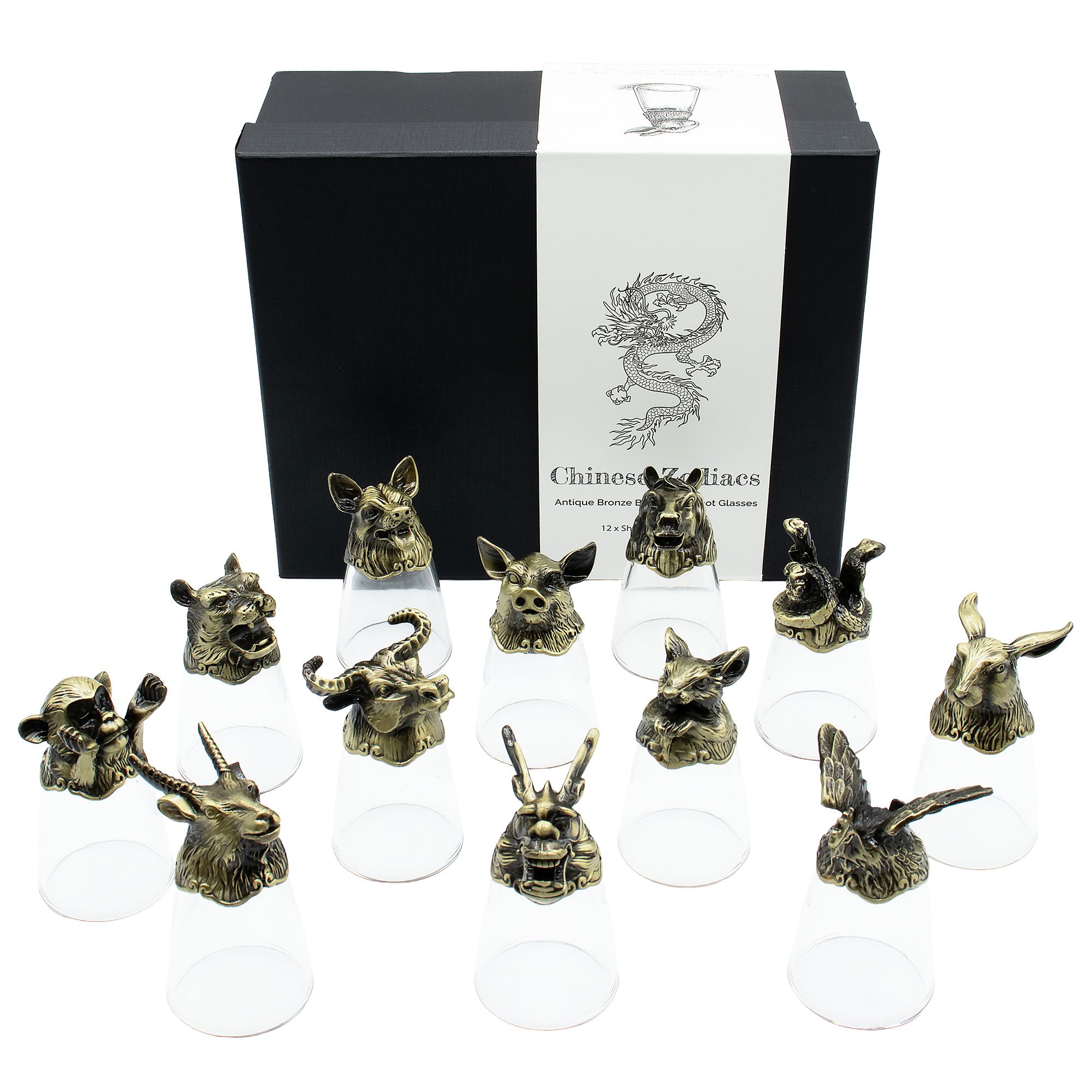 Gift Set of 12 Glasses (25ml) - Forest & Mystical Creatures - Image 3