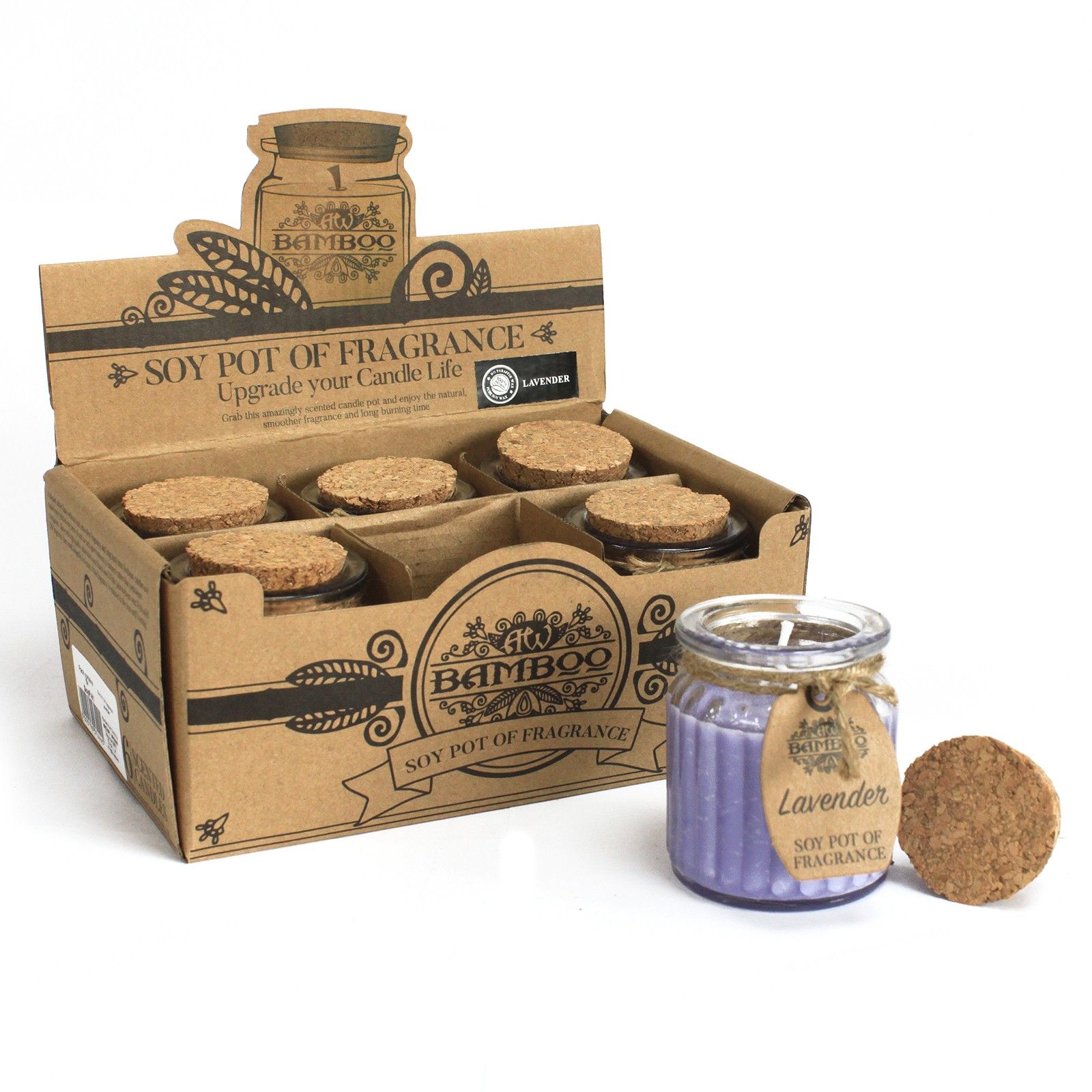Lavender Soy Pot of Fragrance Candles - Image 4