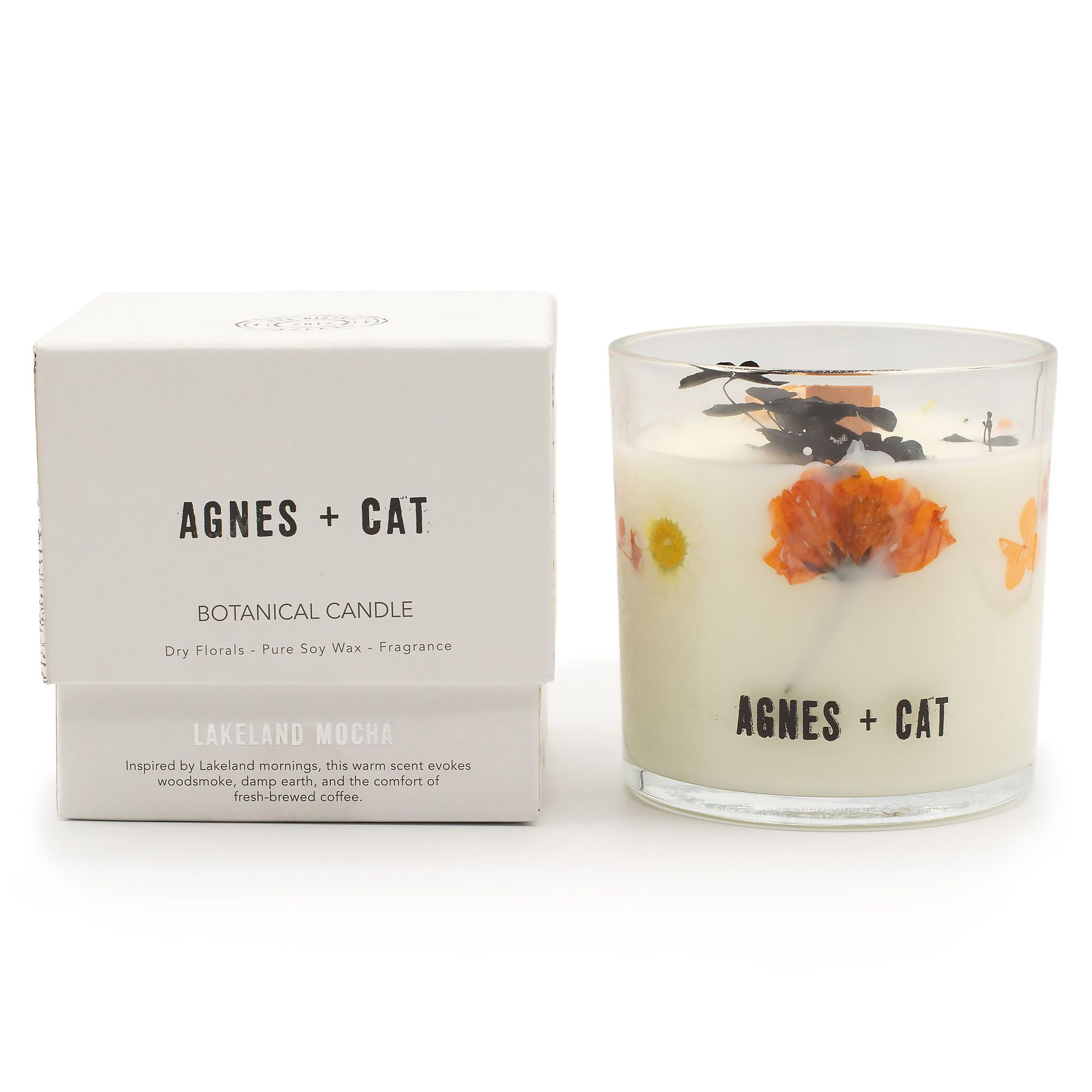 Agnes + Cat Botanical Soy Wax Candle - Lakeland Mocha - Image 5