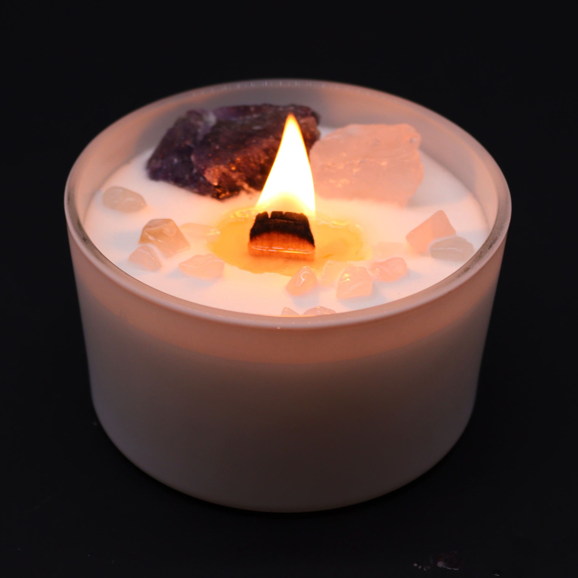 Chakra Crystal Candles - Third Eye Chakra - Image 2