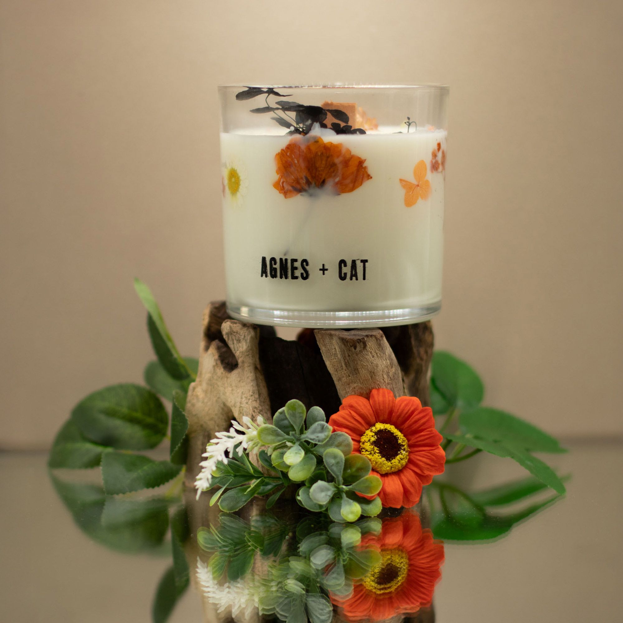 Agnes + Cat Botanical Soy Wax Candle - Lakeland Mocha - Image 3