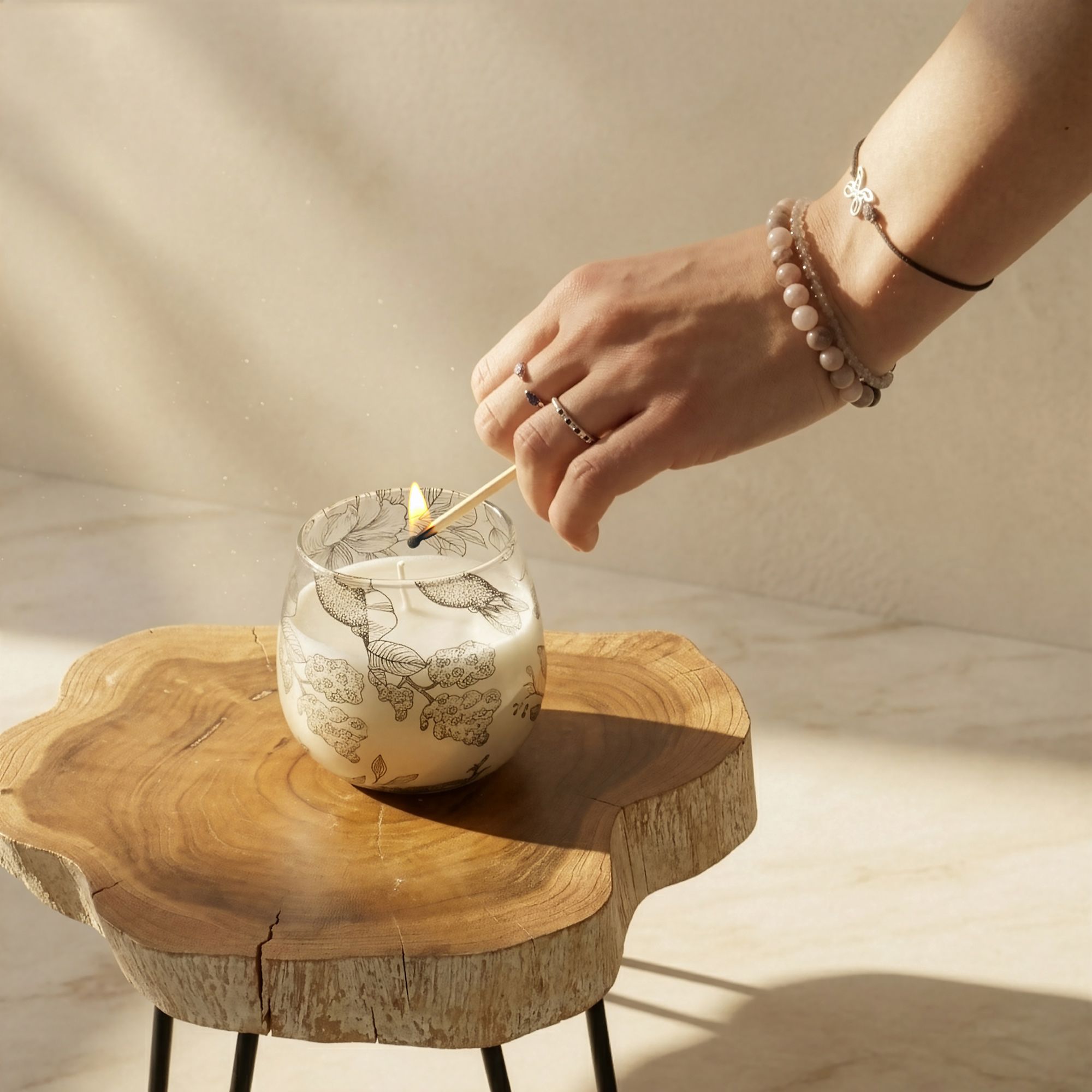 Small Glass Jar Candles - Drawn by Flame - Image 7