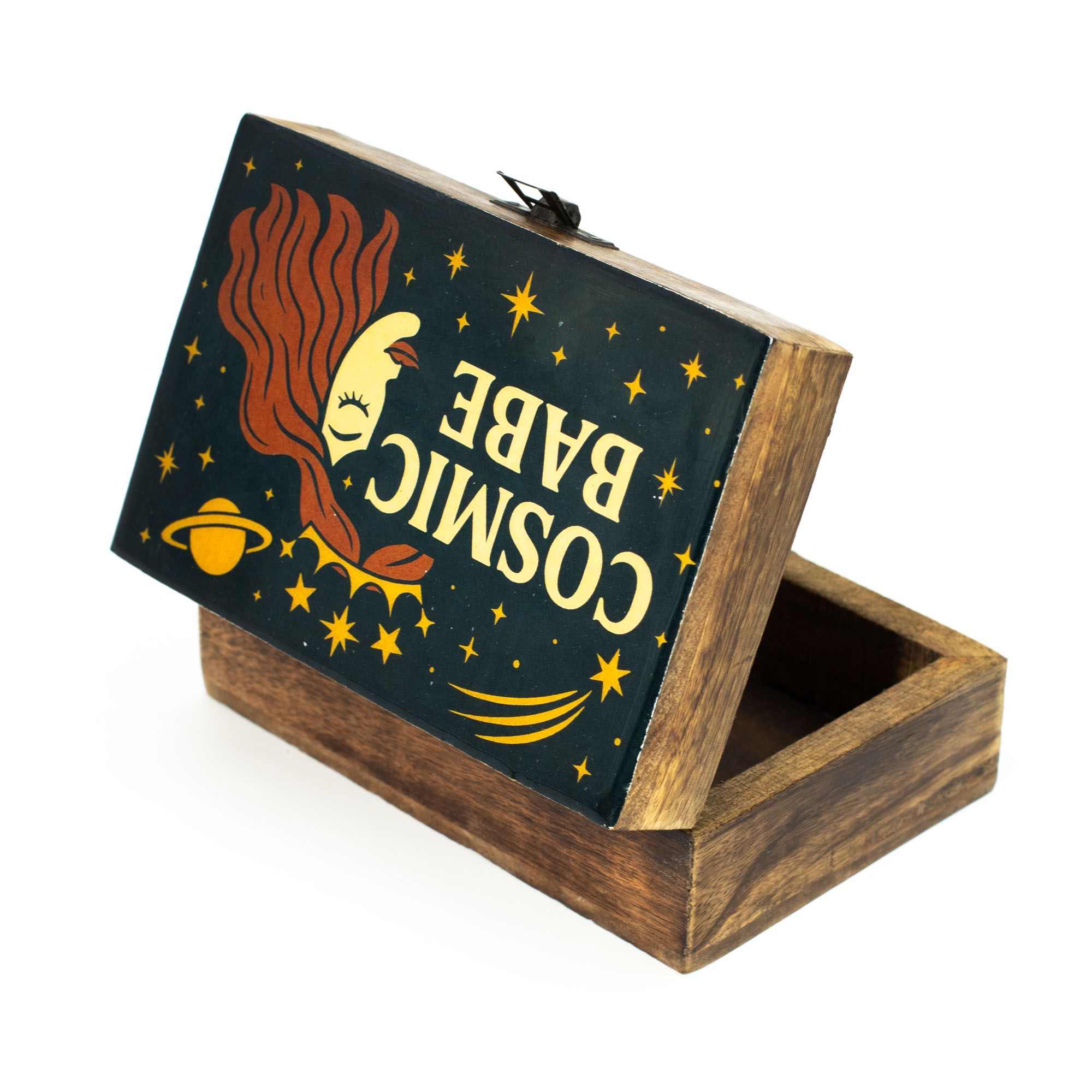 Medium Enamelled Box - Cosmic Babe - Image 4