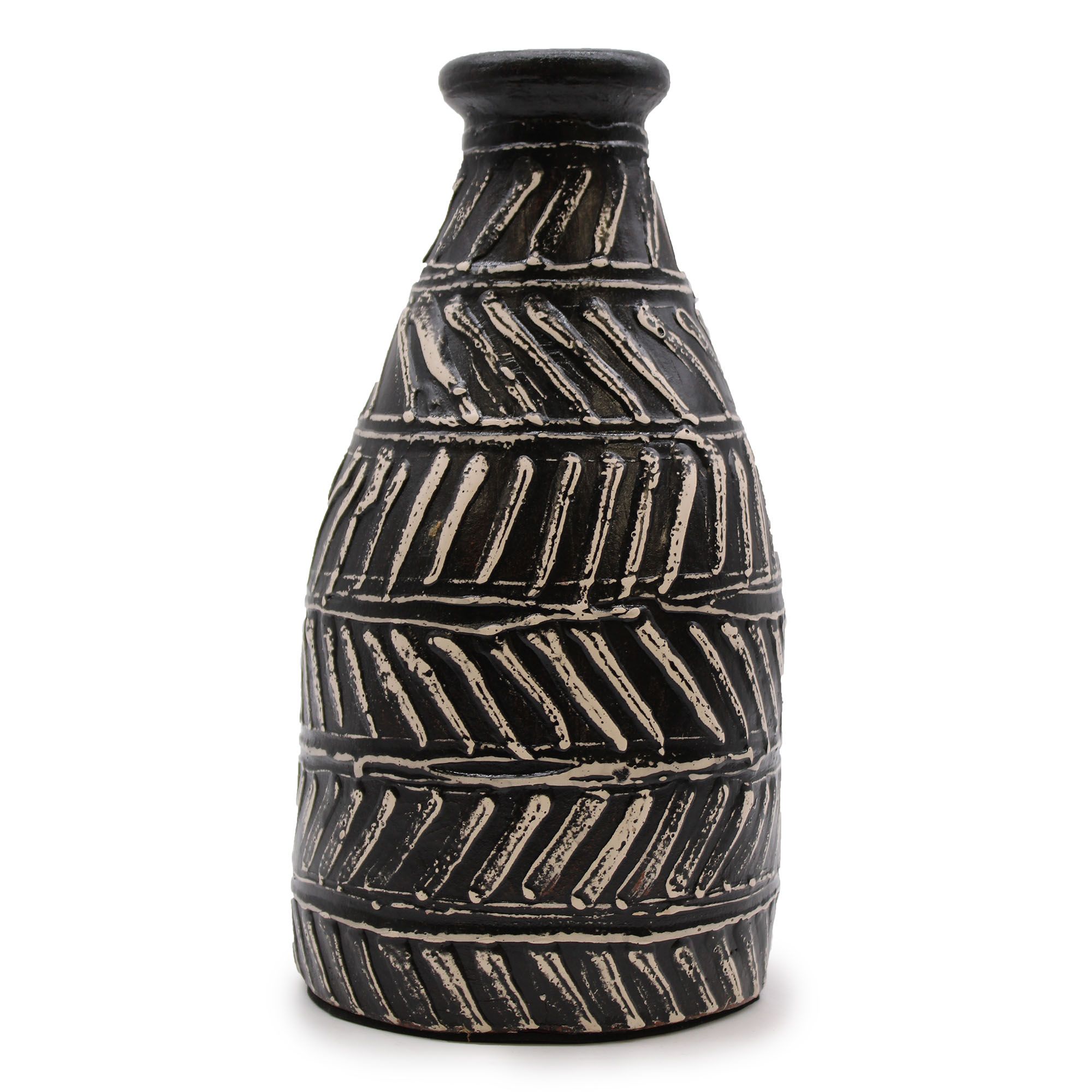 Greek Taper Vase - Chocolate - Image 2
