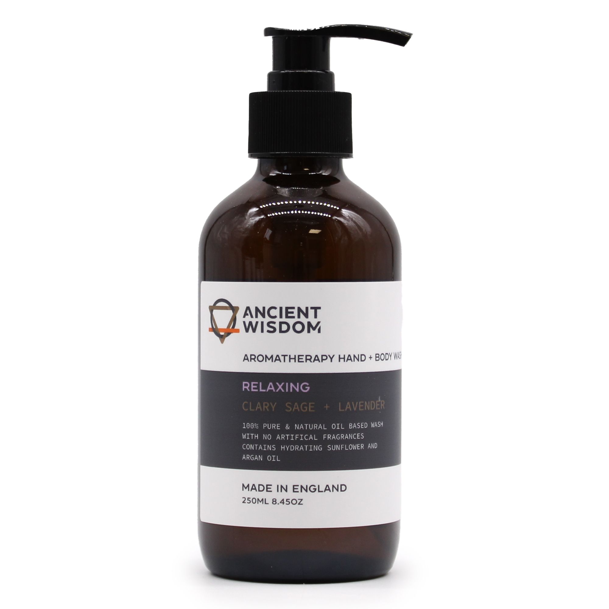 Clary Sage & Lavender Hand & Body Wash 250ml - Image 2
