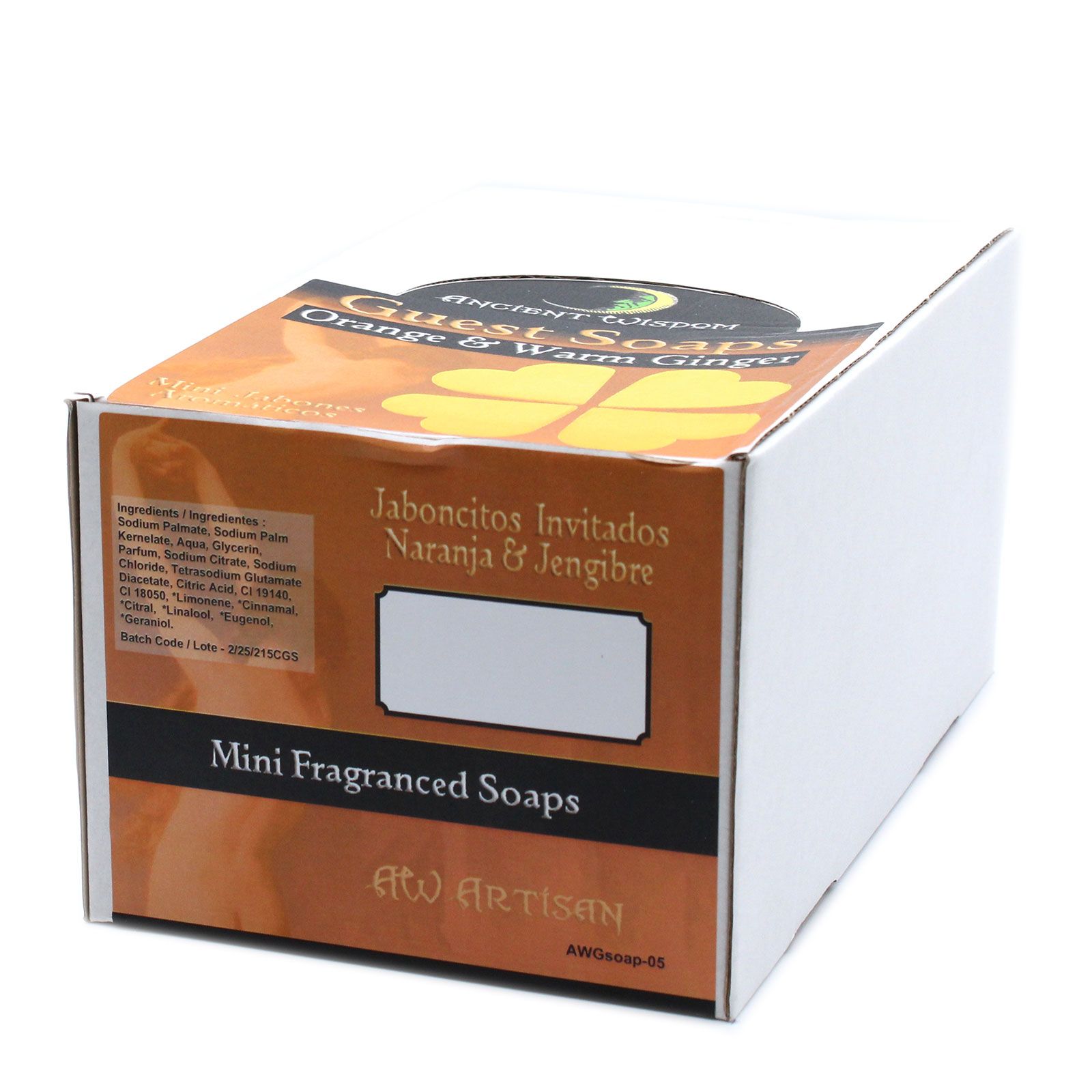 Heart Guest Soap - Orange & Warm Ginger - Image 6